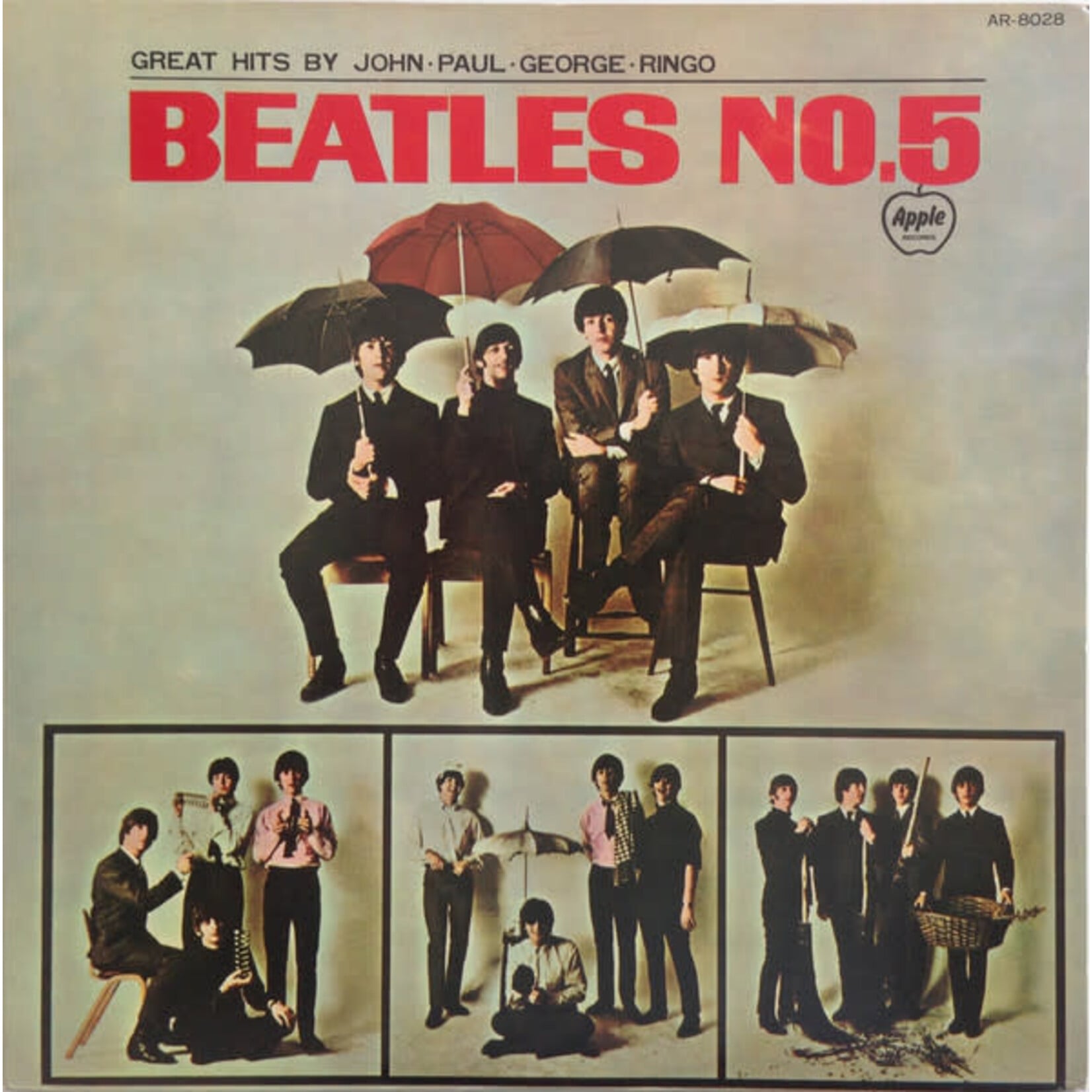 [Japanese Vintage] Beatles: Beatles No. 5 (no OBI, w/Insert) [JAPANESE VINTAGE]