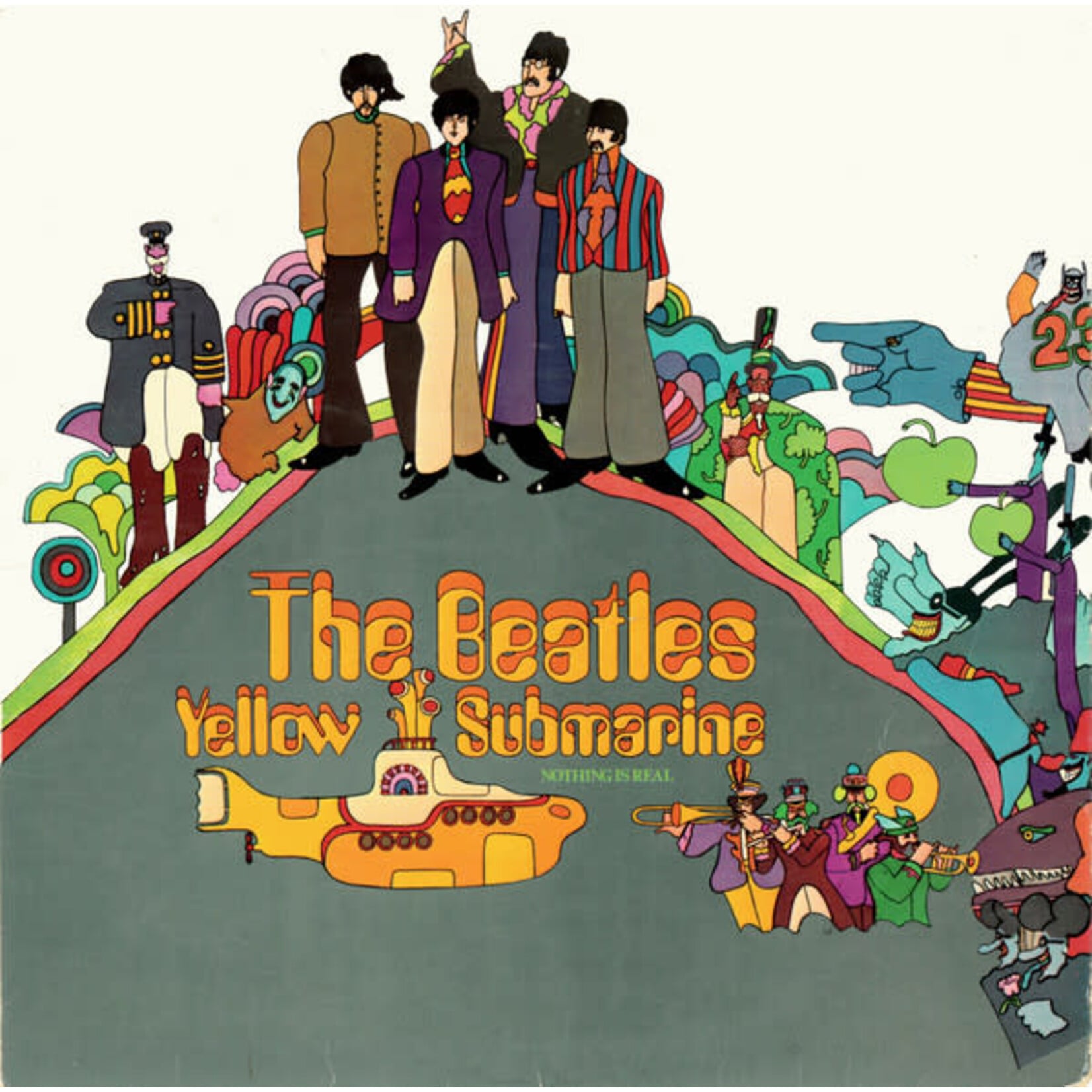 [Japanese Vintage] Beatles: Yellow Submarine (Red Wax, no OBI, w/Insert) [JAPANESE VINTAGE]