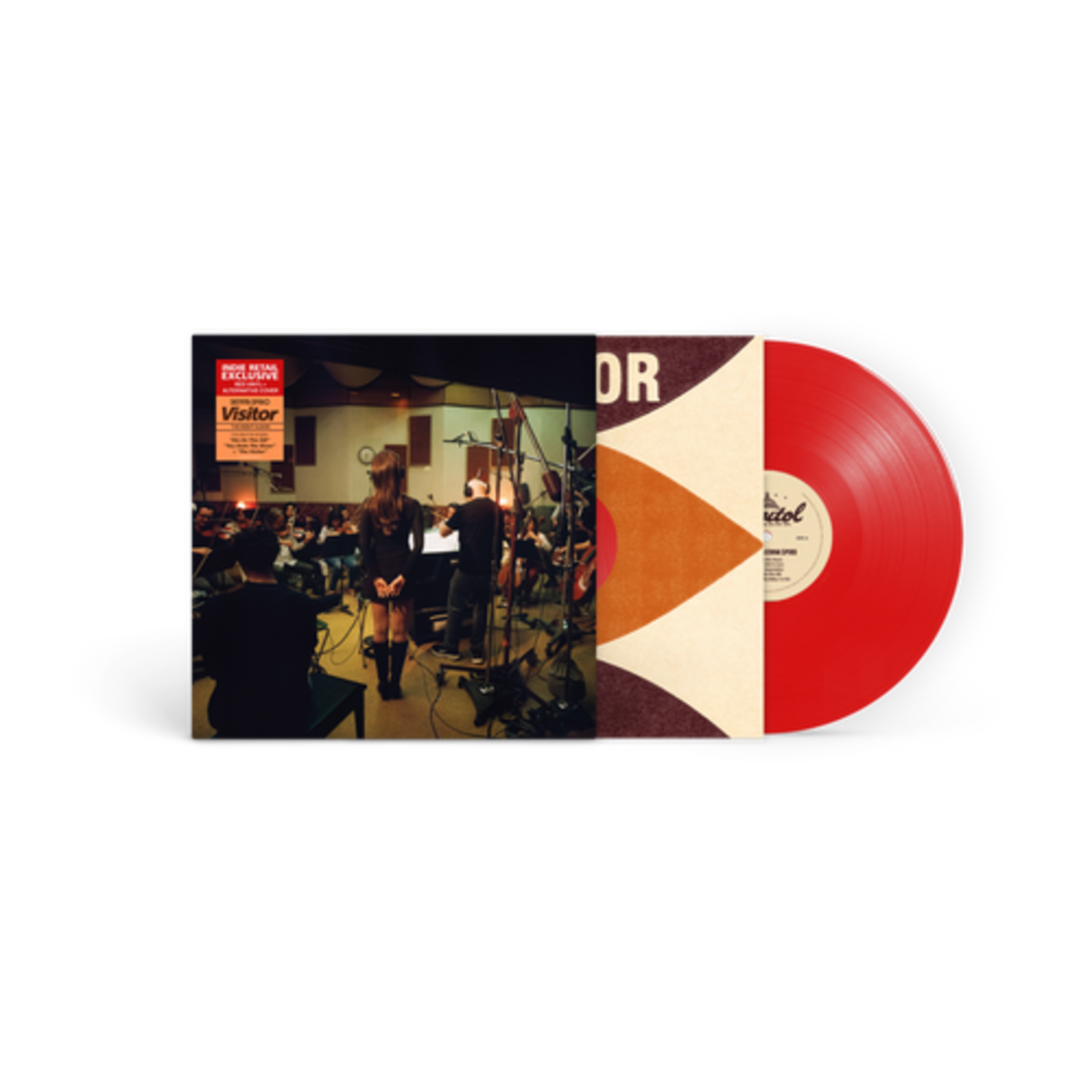 [New] Spiro, Sienna: Visitor (indie exclusive red vinyl w/alt cover) [CAPITOL]