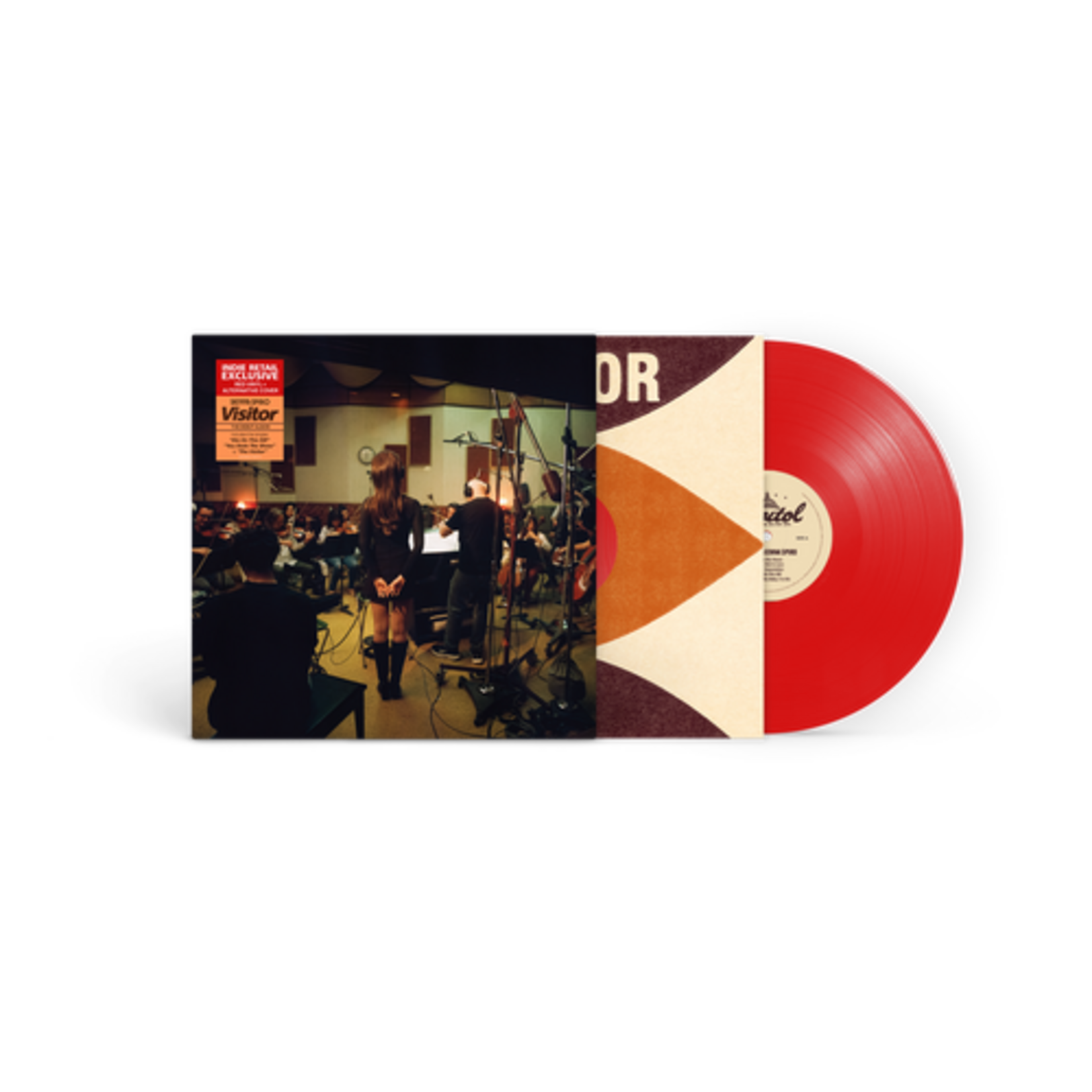 [Pop Girl] Spiro, Sienna: Visitor (indie exclusive red vinyl w/alt cover) [CAPITOL]