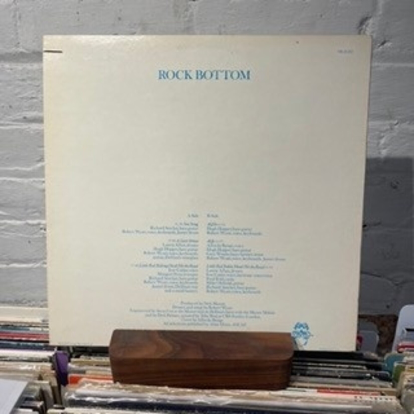 [Kollectible Vinyl] Wyatt, Robert: Rock Bottom (1974, USA, VG+) [VIRGIN]