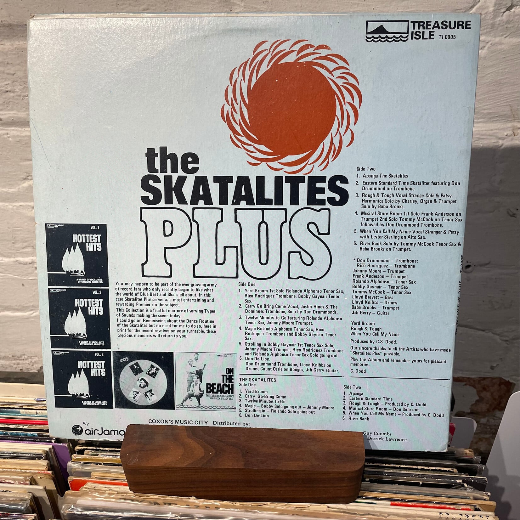 [Kollectible Vinyl] Skatalites: The Skatalites Plus (1969, Jamaica, VG+) [TREASURE ISLE]