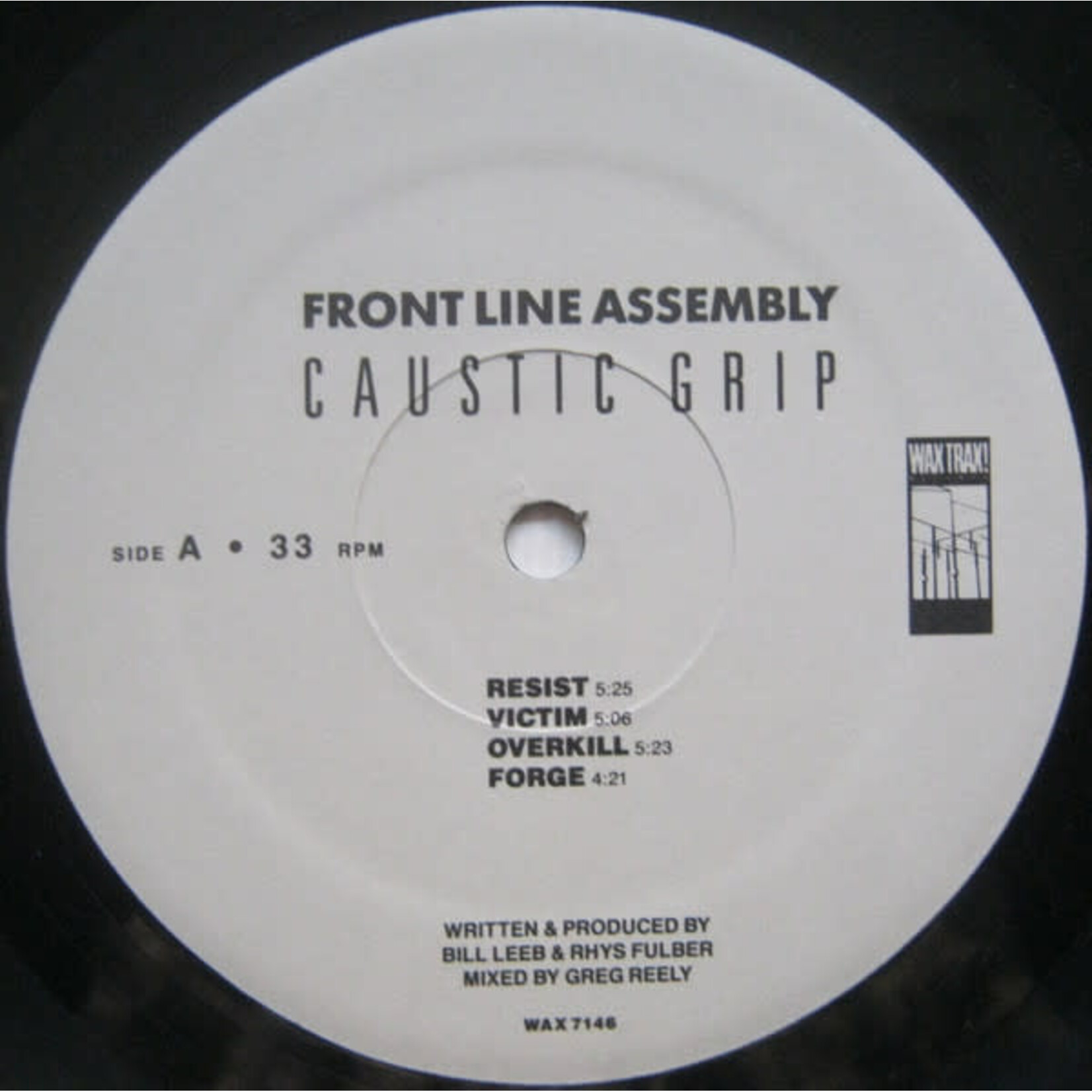 [Kollectible Vinyl] Front Line Assembly: Caustic Grip (1990, USA, SEALED) [WAX TRAX]
