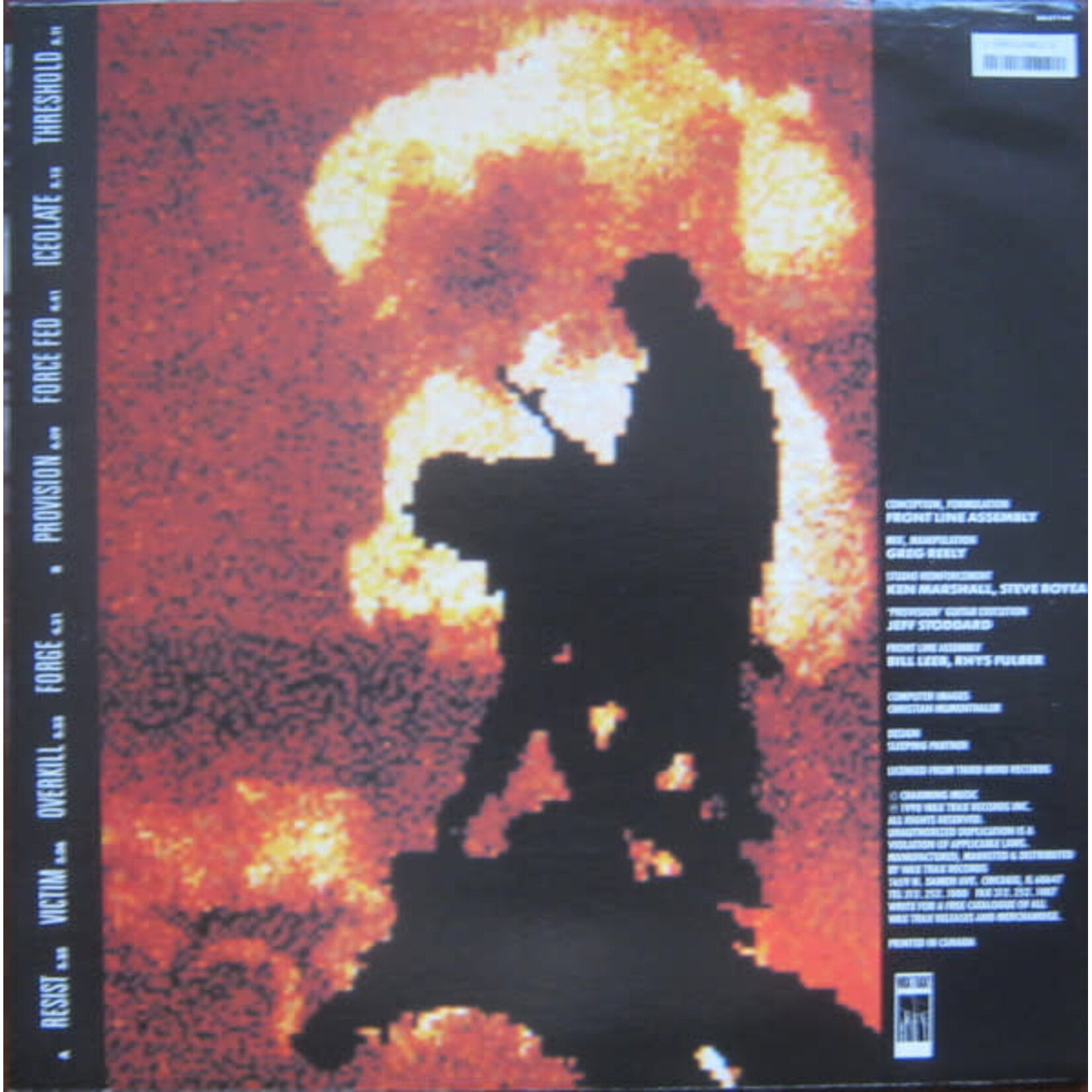 [Kollectible Vinyl] Front Line Assembly: Caustic Grip (1990, USA, SEALED) [WAX TRAX]
