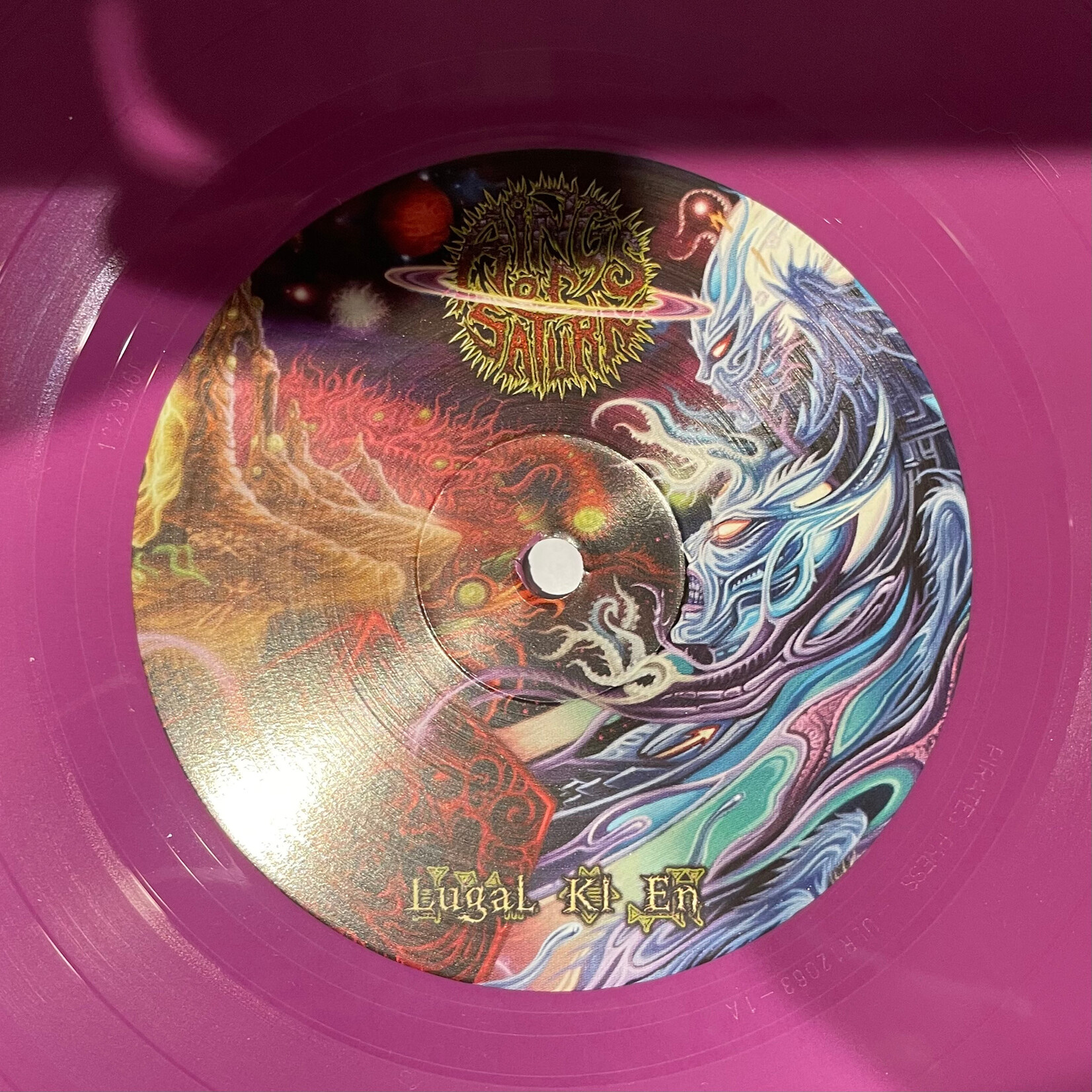 [Kollectible Vinyl] Rings of Saturn: Lugal Ki En (2014, USA, Purple Vinyl, VG+) [UNIQUE LEADER]