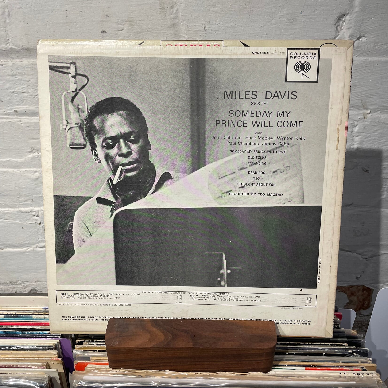 [Kollectible Vinyl] Davis, Miles: Someday My Prince Will Come (1961, Canada, VG) [COLUMBIA]