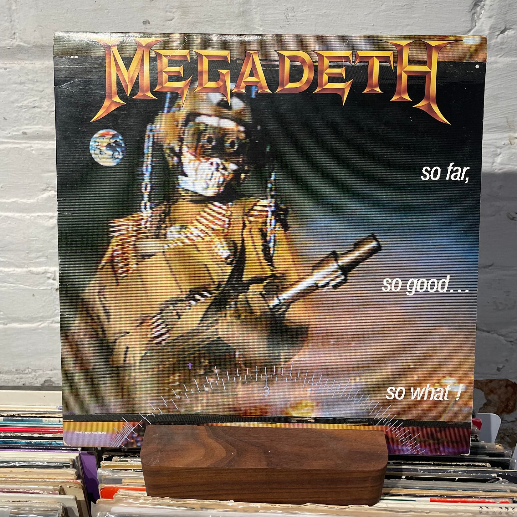 [Kollectible Vinyl] Megadeth: So Far, So Good... So What! (1988, Canada, VG+) [CAPITOL]