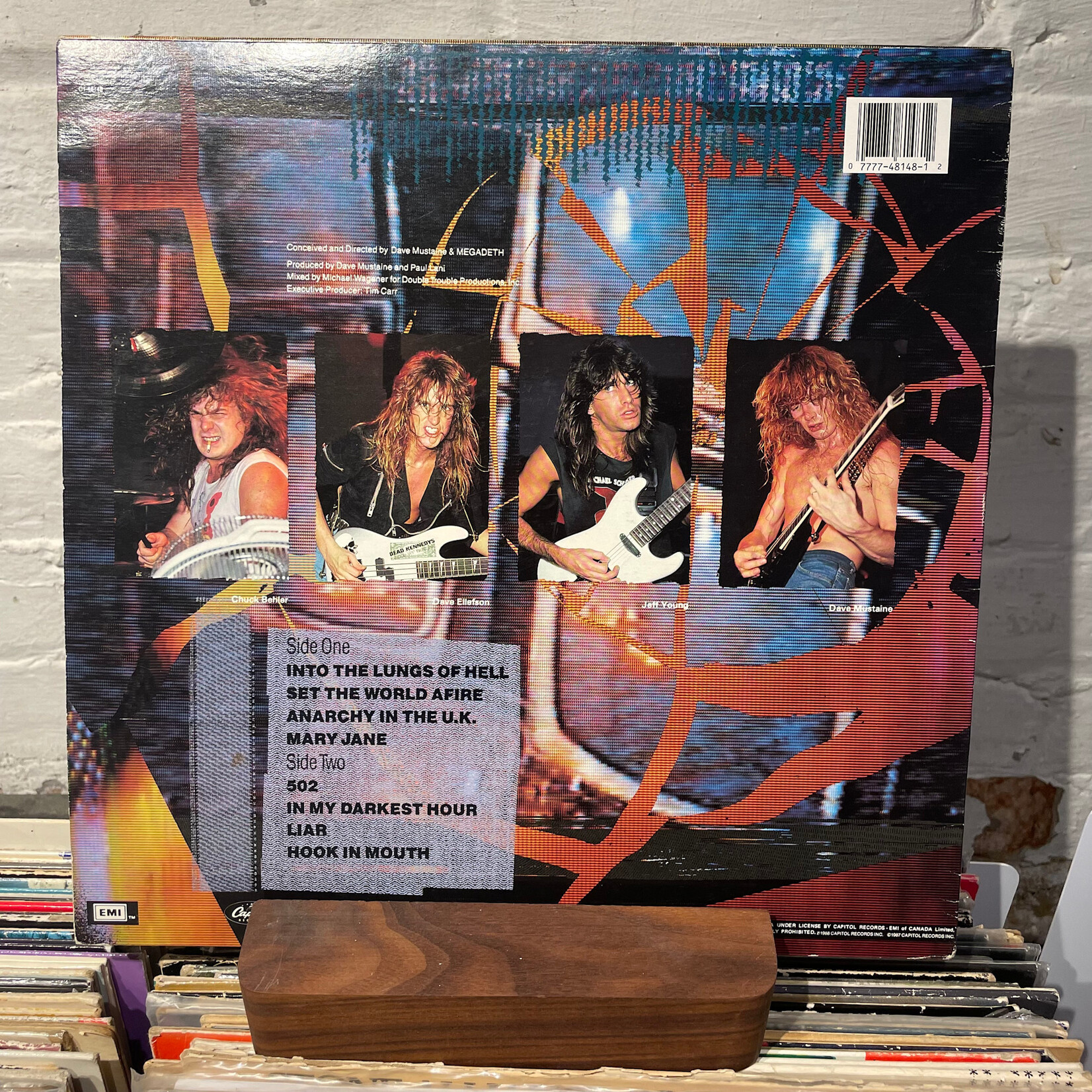 [Kollectible Vinyl] Megadeth: So Far, So Good... So What! (1988, Canada, VG+) [CAPITOL]