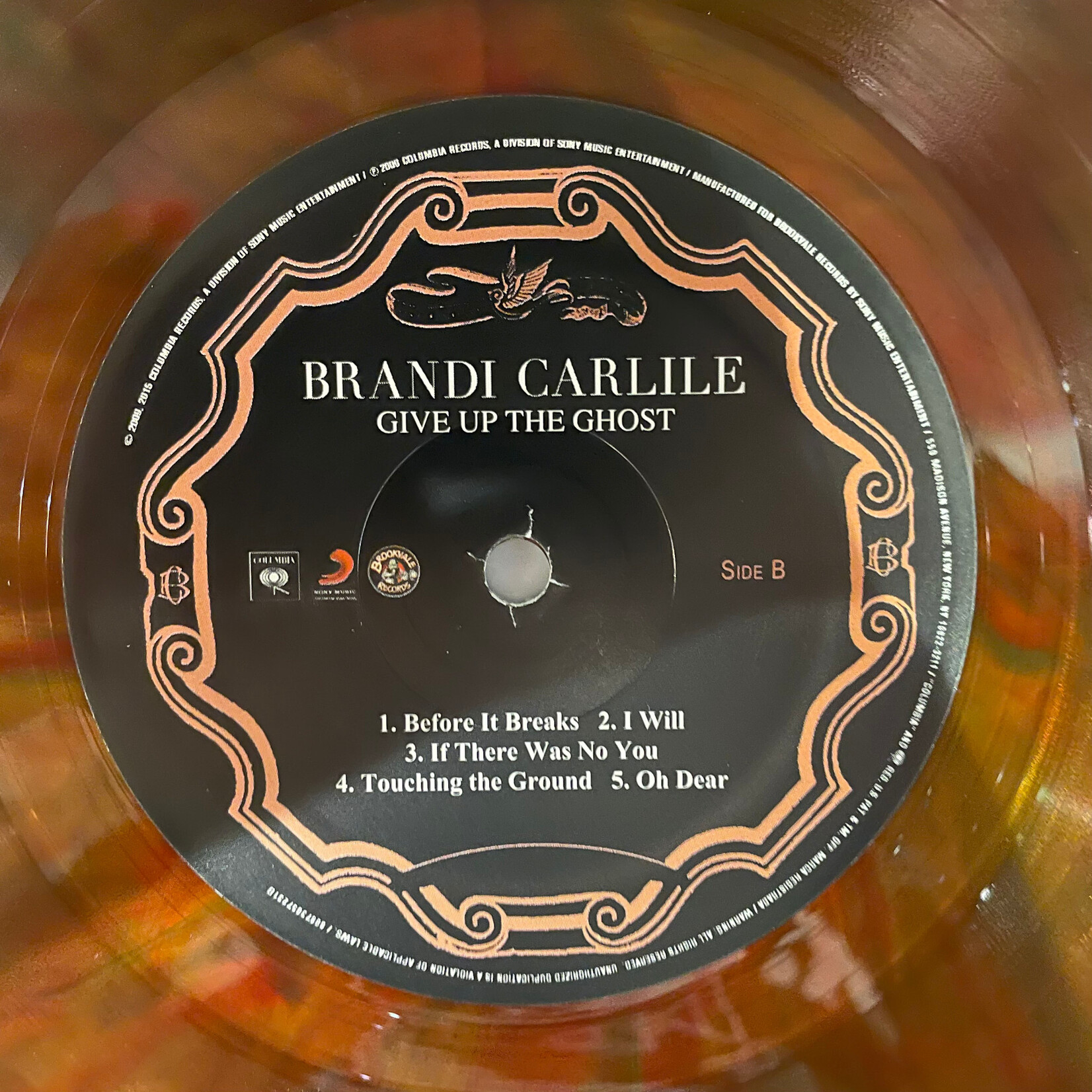 [Kollectible Vinyl] Carlile, Brandi: Give Up The Ghost (2022, USA, Colour Wax, EX) [COLUMBIA]