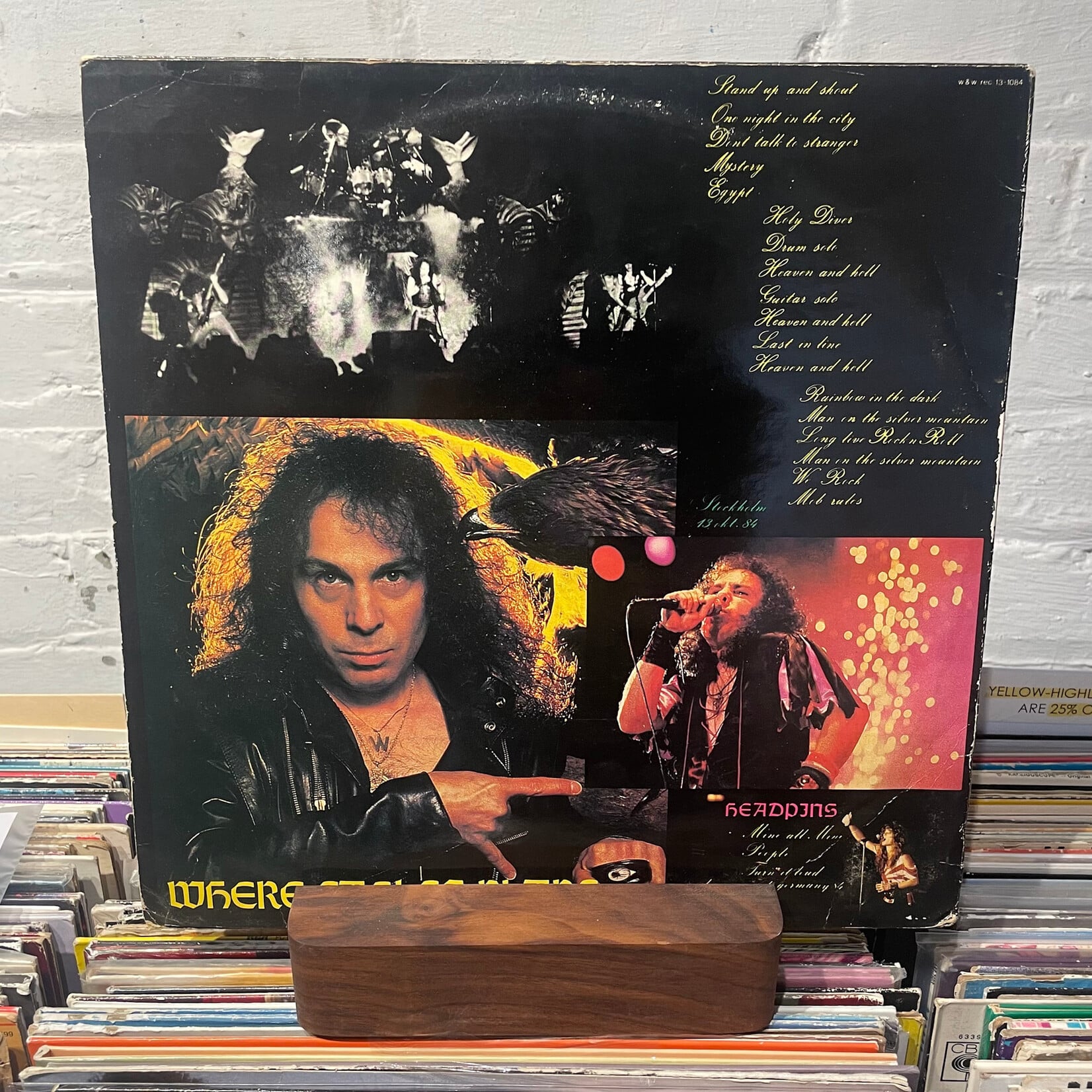 [Kollectible Vinyl] Dio: Where Eagles Blare (1985, Netherlands, VG+) [WORLD WIDE]