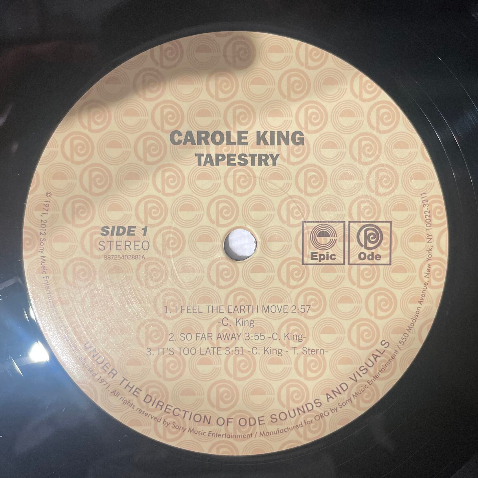 [Kollectible Vinyl] King, Carole: Tapestry (2012, USA, Ltd. Edition, VG+) [EPIC]
