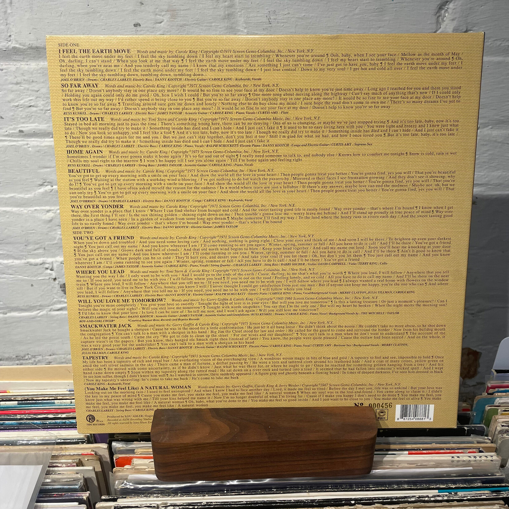 [Kollectible Vinyl] King, Carole: Tapestry (2012, USA, Ltd. Edition, VG+) [EPIC]