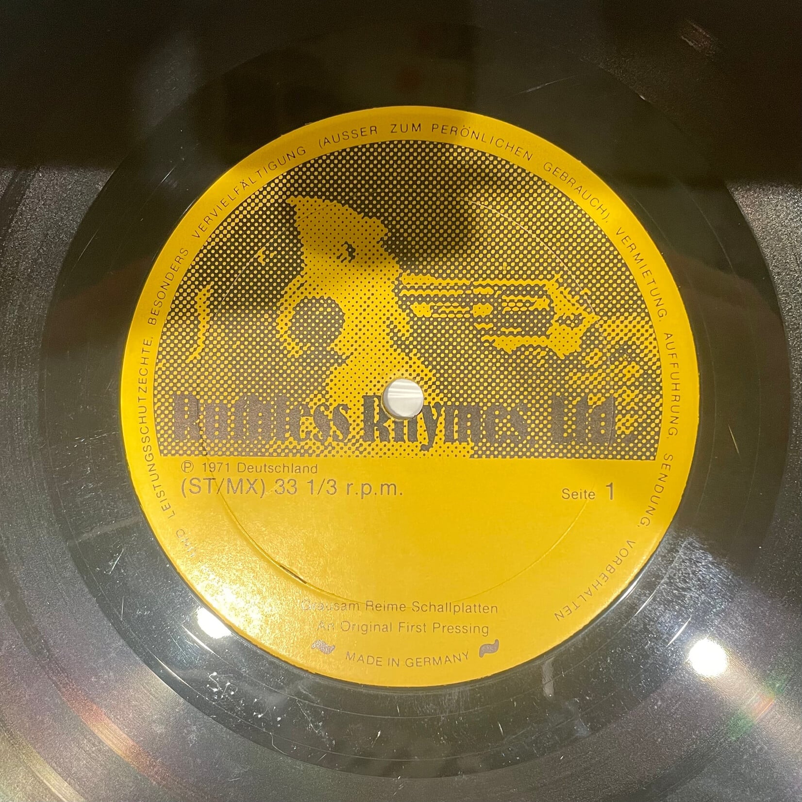 [Kollectible Vinyl] Sex Pistols: Welcome To The Rodeo (1978, Unofficial Handmade Cover, VG+) [RUTHLESS RHYMES]