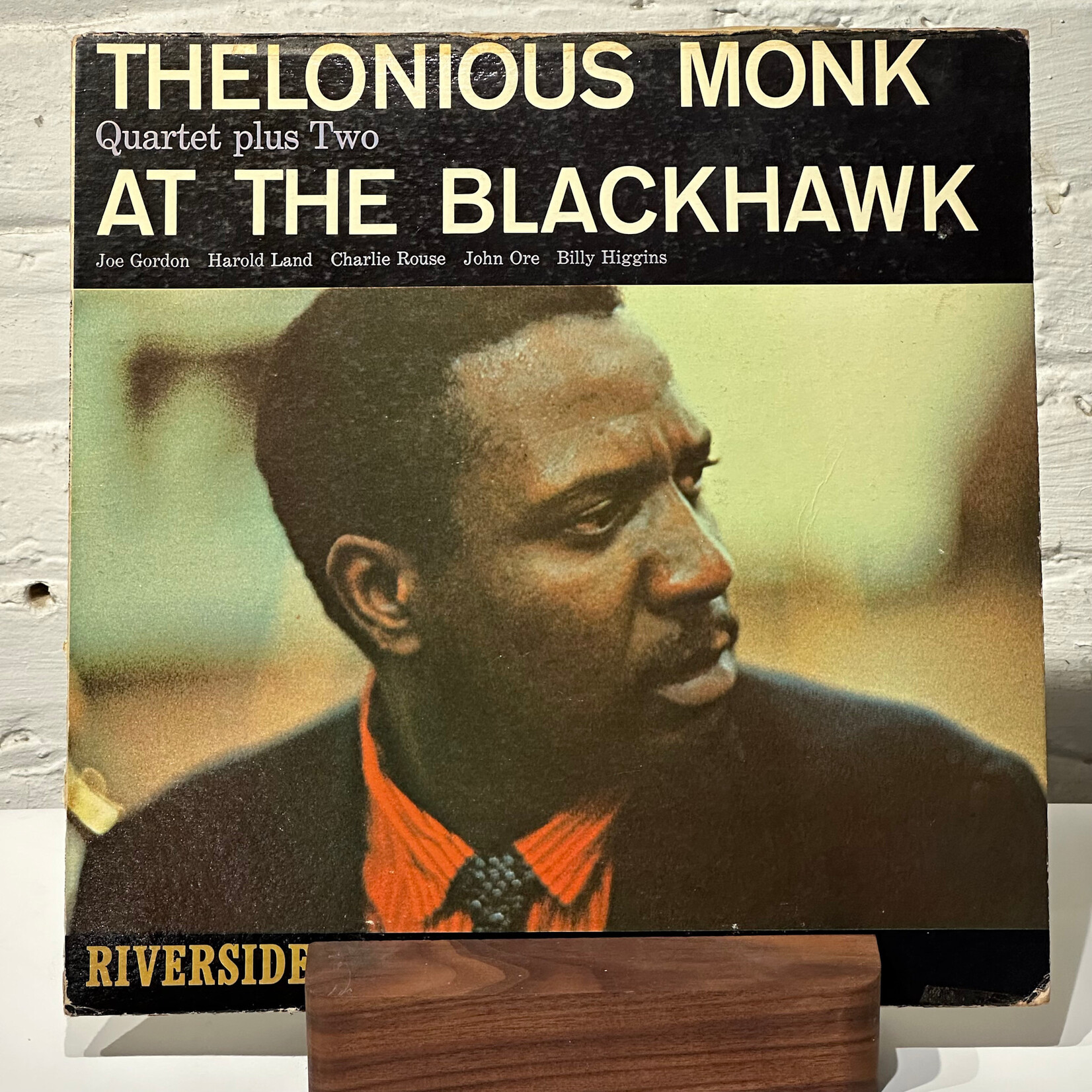 [Kollectible Vinyl] Monk, Thelonious Quartet Plus Two: At The Blackhawk (1960s, UK, Mismatch US Cover UK LP, Disc EX) [RIVERSIDE]