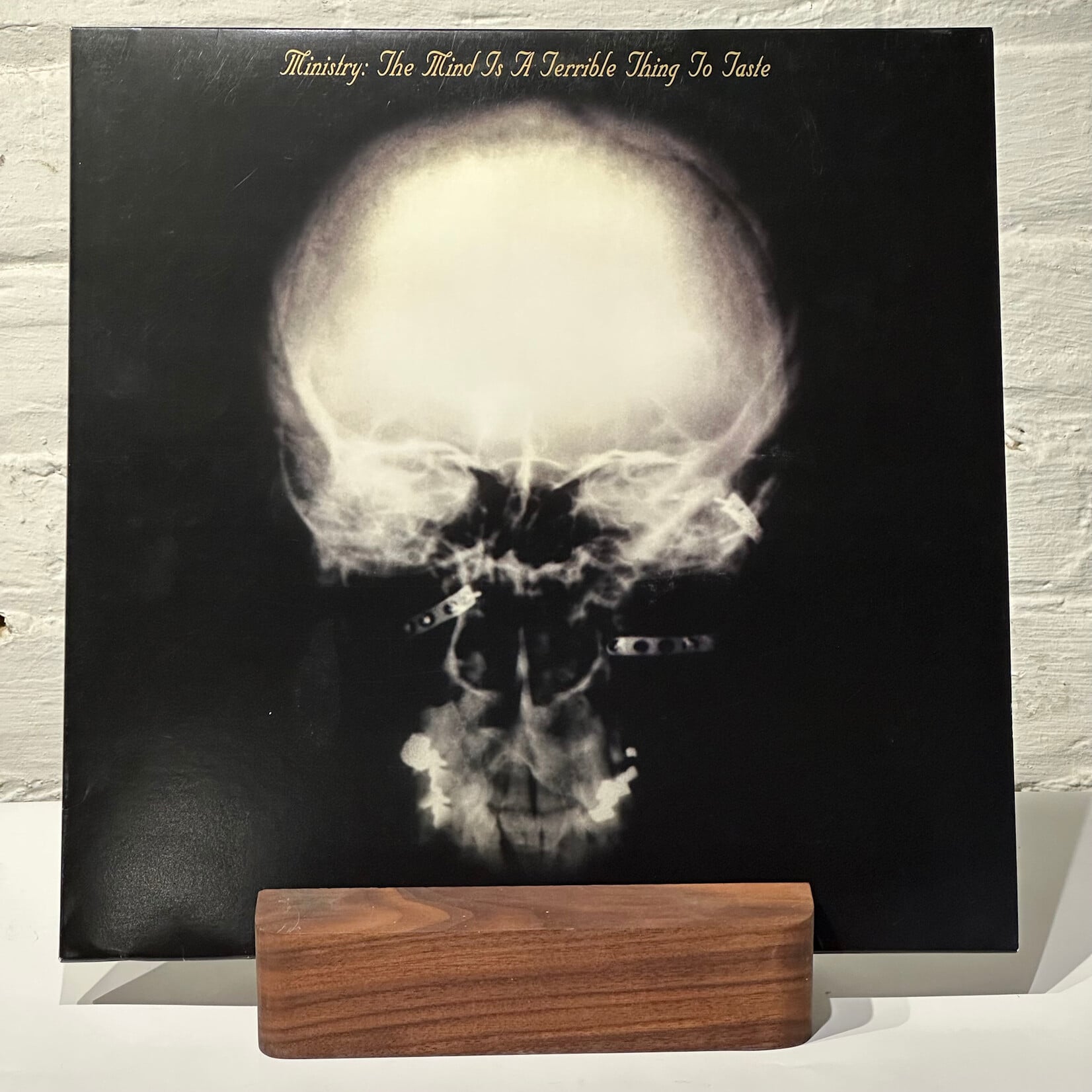 [Kollectible Vinyl] Ministry: The Mind Is A Terrible Thing To Taste (2019, Europe, Ltd Ed Clear/Black, Industrial, EX) [SIRE]