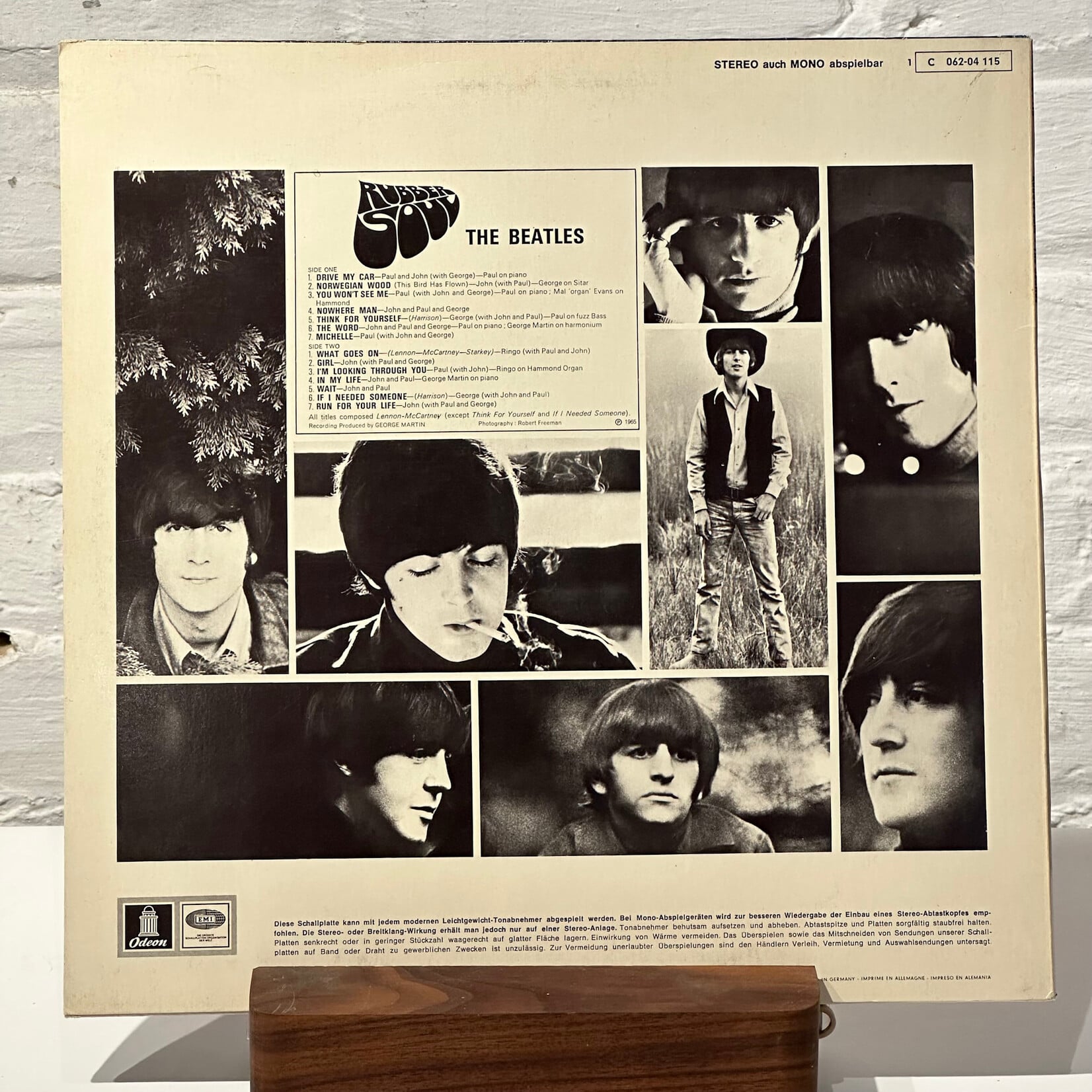[Kollectible Vinyl] Beatles: Rubber Soul (1961, Germany, Blue Odeon, EX) [ODEON]