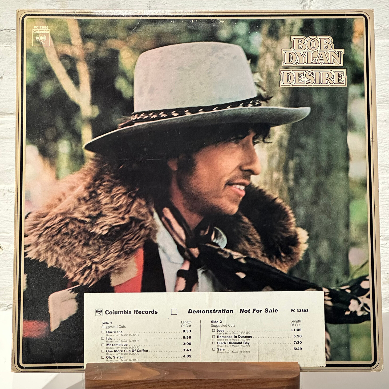 [Kollectible Vinyl] Dylan, Bob: Desire (1975, USA, White Label Promo, VG+)