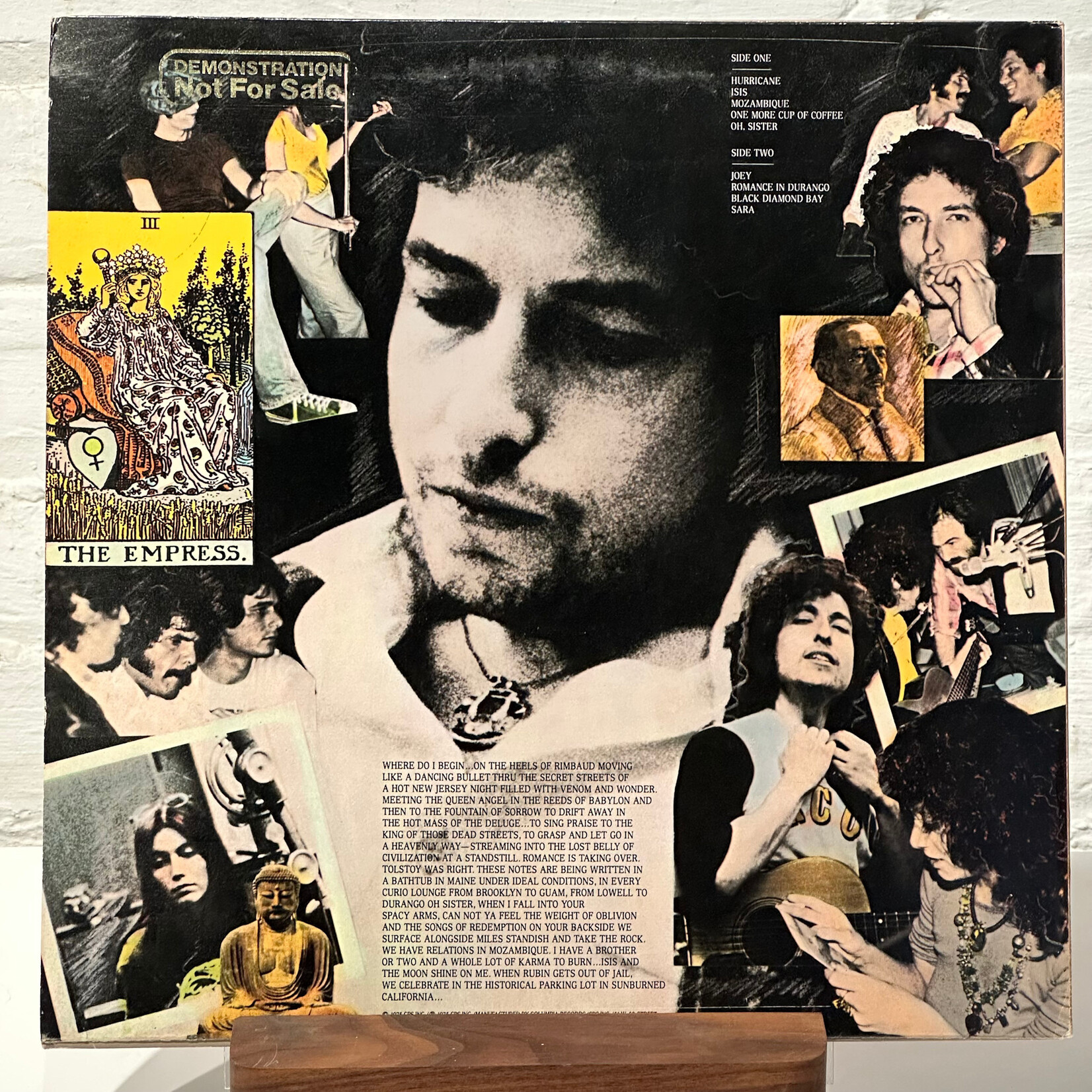 [Kollectible Vinyl] Dylan, Bob: Desire (1975, USA, White Label Promo, VG+)