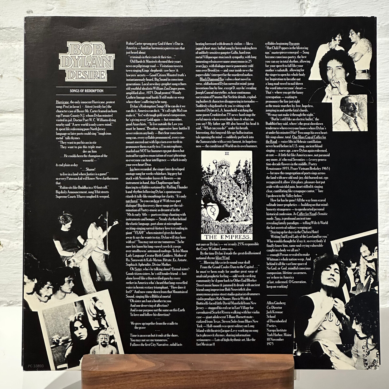 [Kollectible Vinyl] Dylan, Bob: Desire (1975, USA, White Label Promo, VG+)
