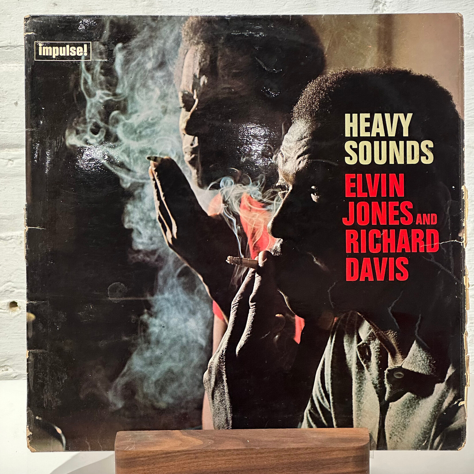 [Kollectible Vinyl] Jones, Elvin & Richard Davis: Heavy Sounds (1968, UK, Disc VG+) [IMPULSE]