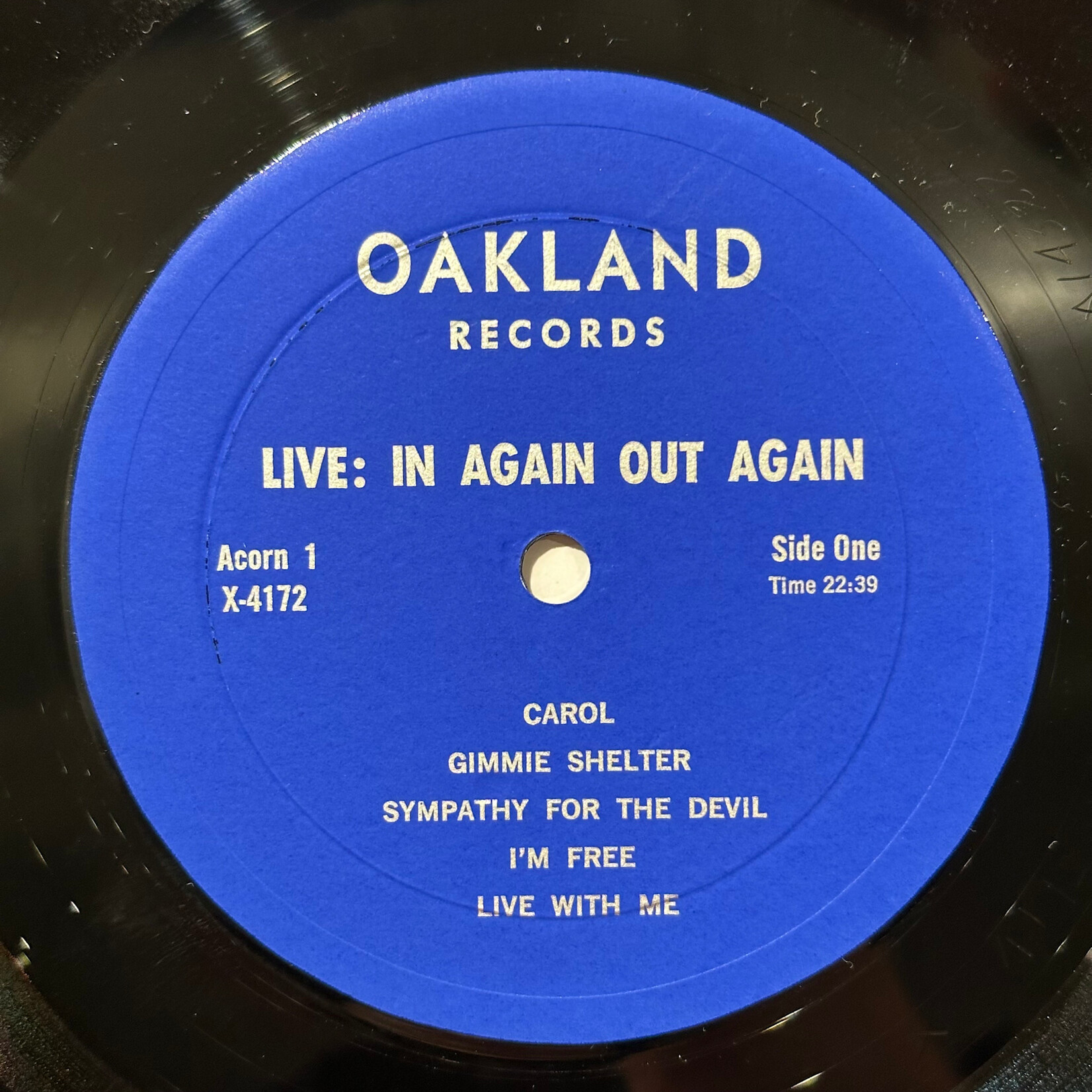 [Kollectible Vinyl] Rolling Stones: Liver Than You'll Ever Be / Live: In Again Out Again (1970, USA, VG+) [OAKLAND]