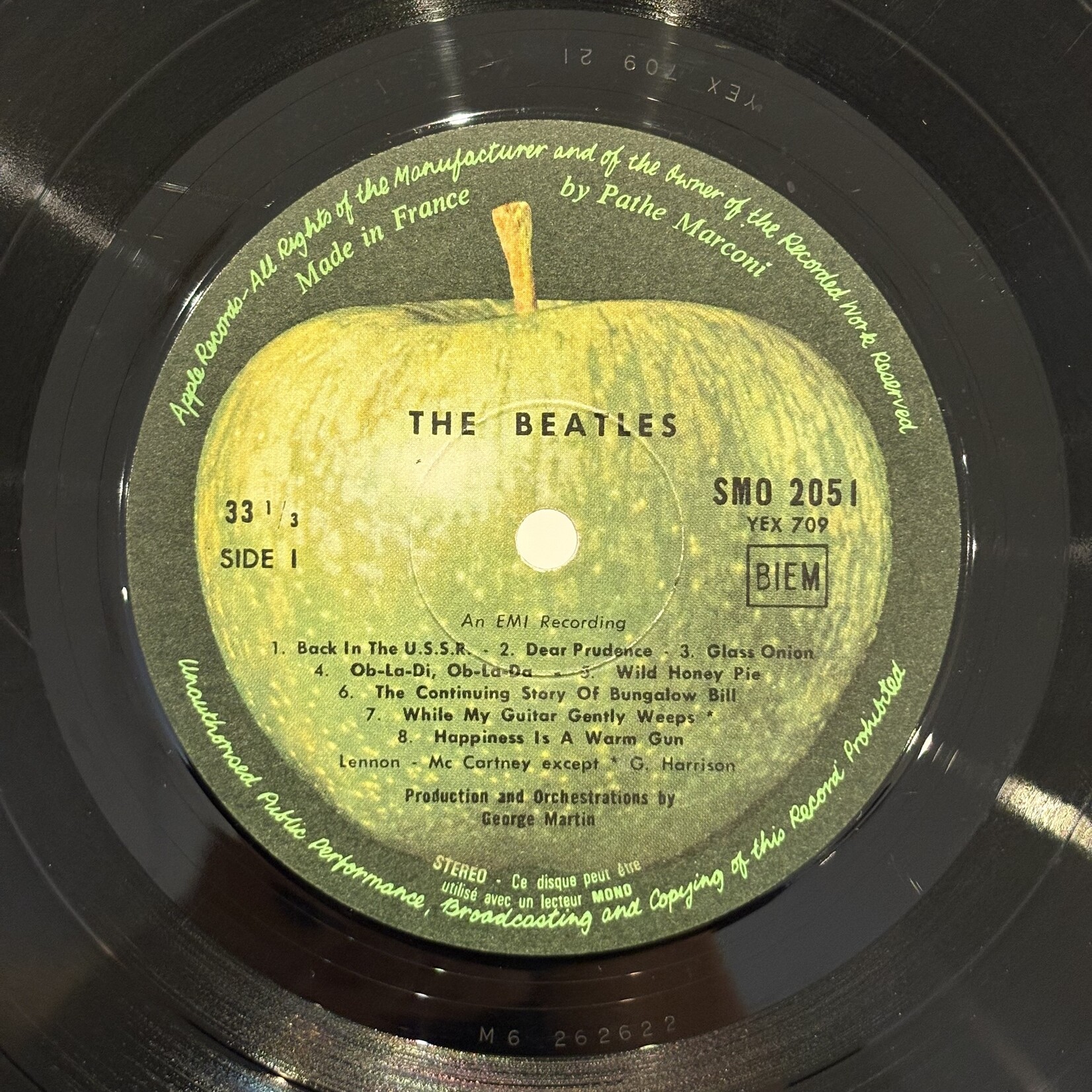 [Kollectible Vinyl] Beatles: (White Album) (1968, France, Top Loader, Numbered, W/Insert, VG) [E.M.I]