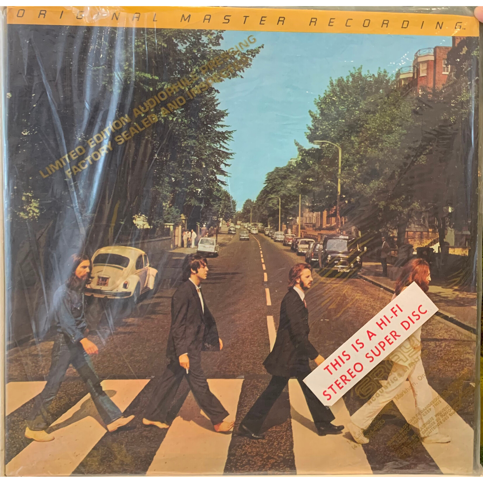 [Kollectible Vinyl] Beatles: Abbey Road (1980, USA, Ltd. Ed. Audiophile w/ insert & bag, EX) [CAPITOL]