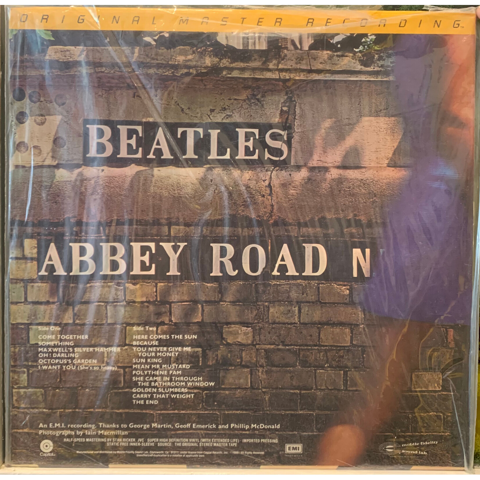 [Kollectible Vinyl] Beatles: Abbey Road (1980, USA, Ltd. Ed. Audiophile w/ insert & bag, EX) [CAPITOL]