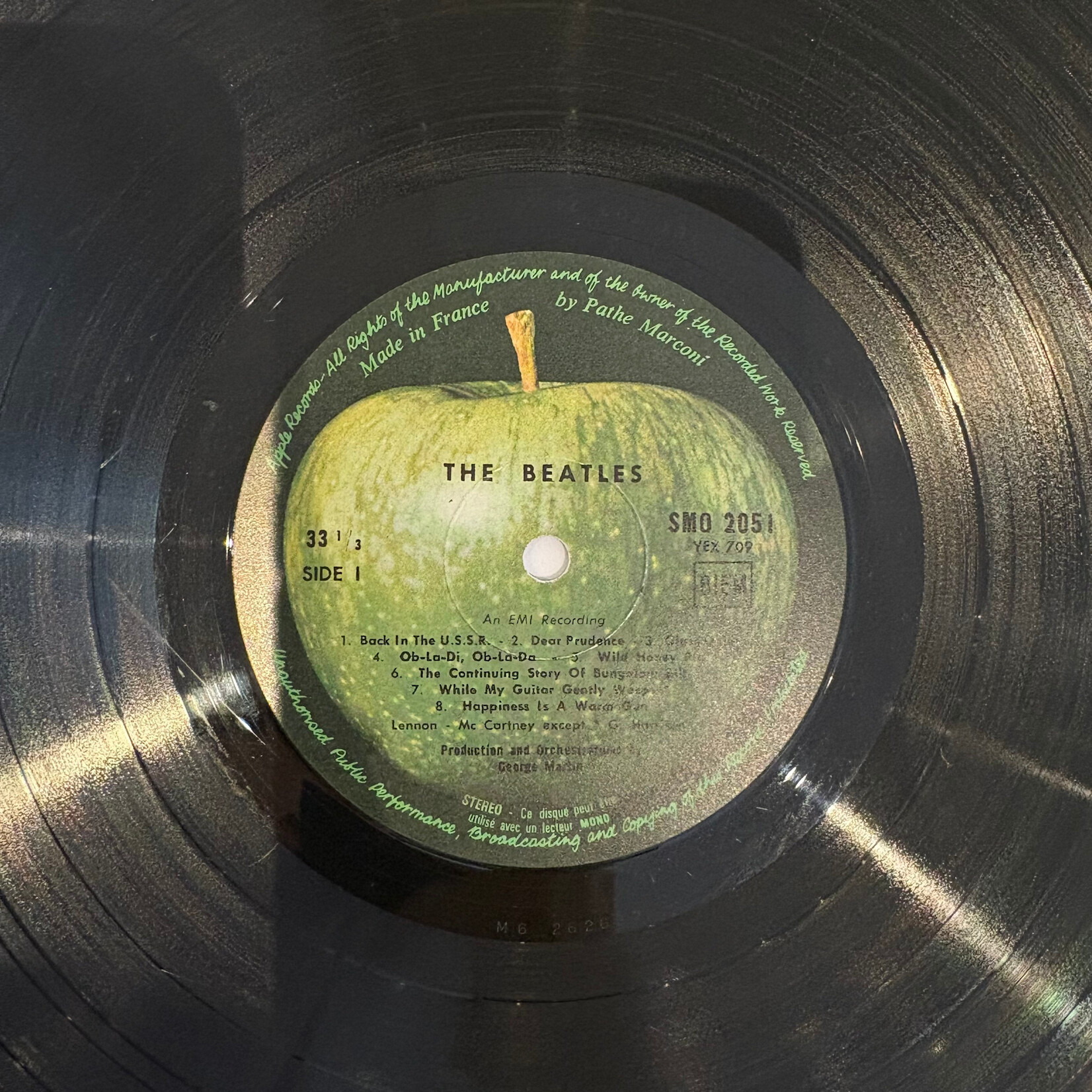 [Kollectible Vinyl] Beatles: (White Album) (1968, France, Top Loader, Numbered, W/Insert, VG) [E.M.I]