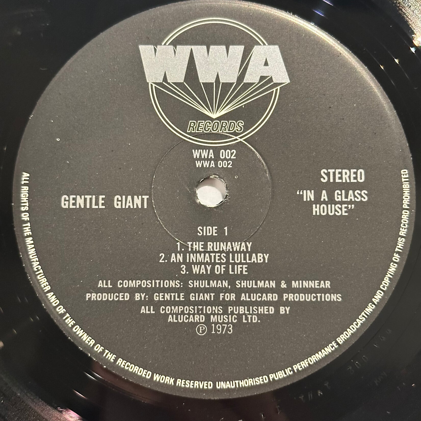 [Kollectible Vinyl] Gentle Giant: In a Glass House (1973, UK, Prog, Gimmick Cover, VG+) [WWA]