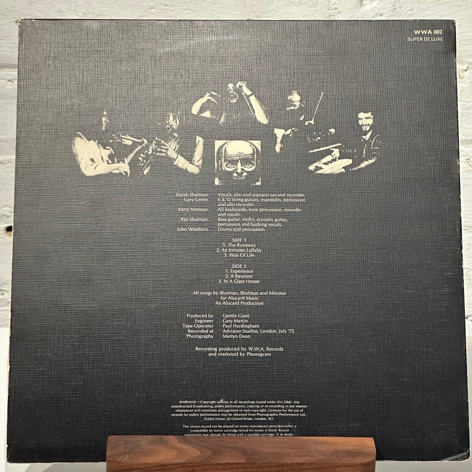 [Kollectible Vinyl] Gentle Giant: In a Glass House (1973, UK, Prog, Gimmick Cover, VG+) [WWA]