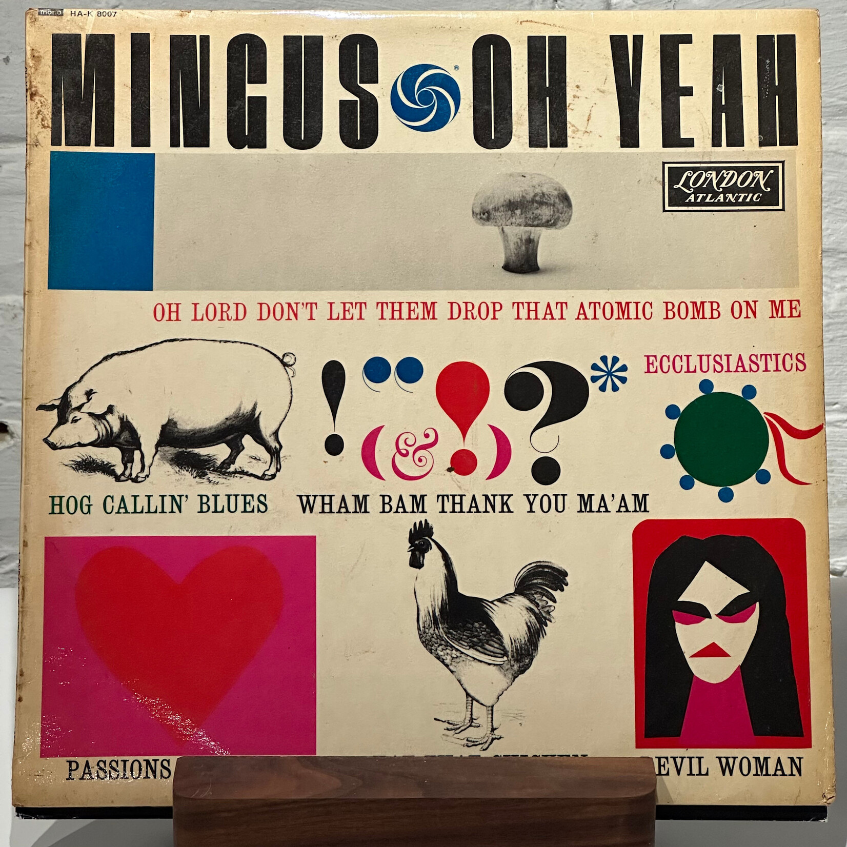 [Kollectible Vinyl] Mingus, Charles: Oh Yeah (1962, UK, Disc EX) [LONDON ATLANTIC]