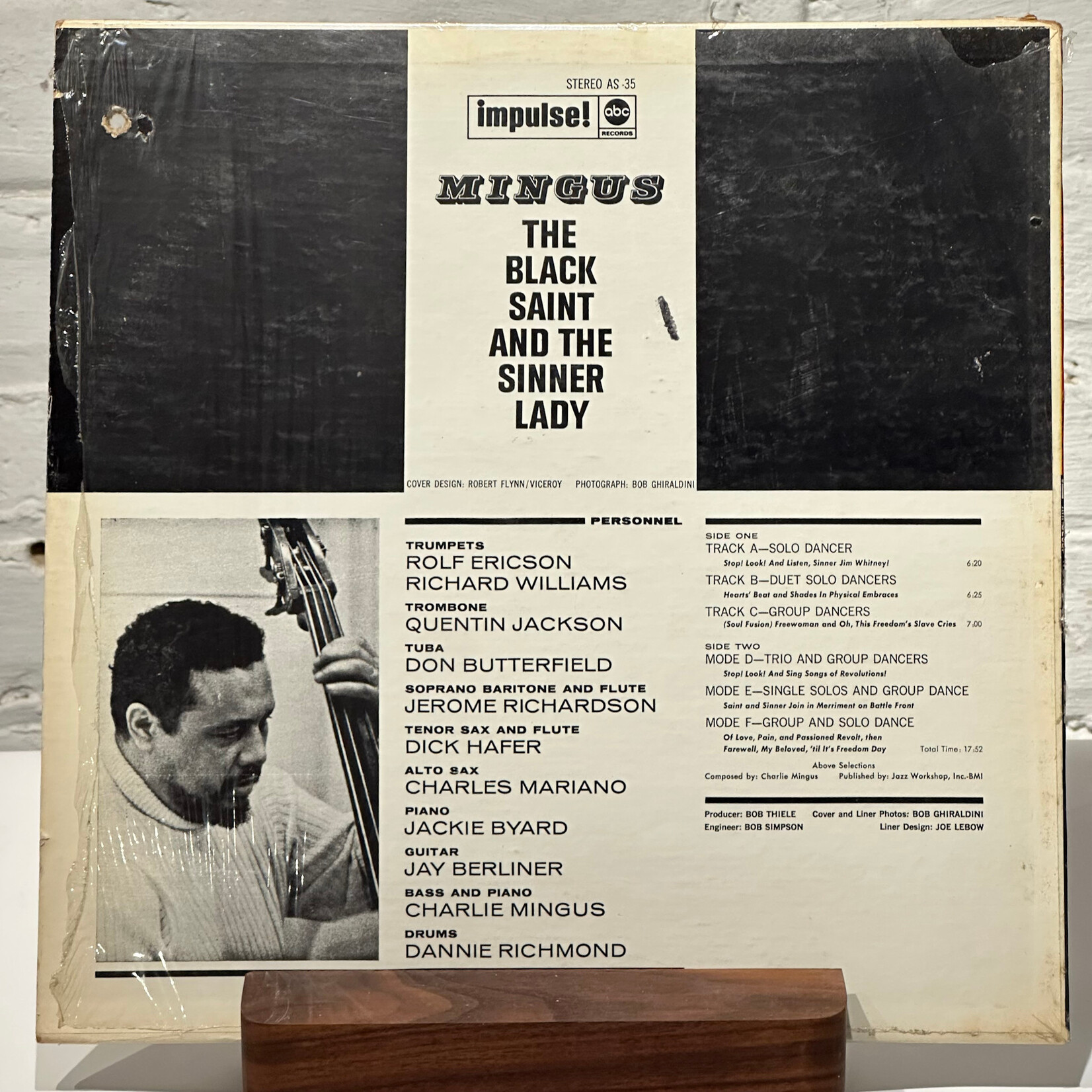 [Kollectible Vinyl] Mingus, Charles: The Black Saint And The Sinner Lady (Canada, 2nd Issue, VG+) [IMPULSE]