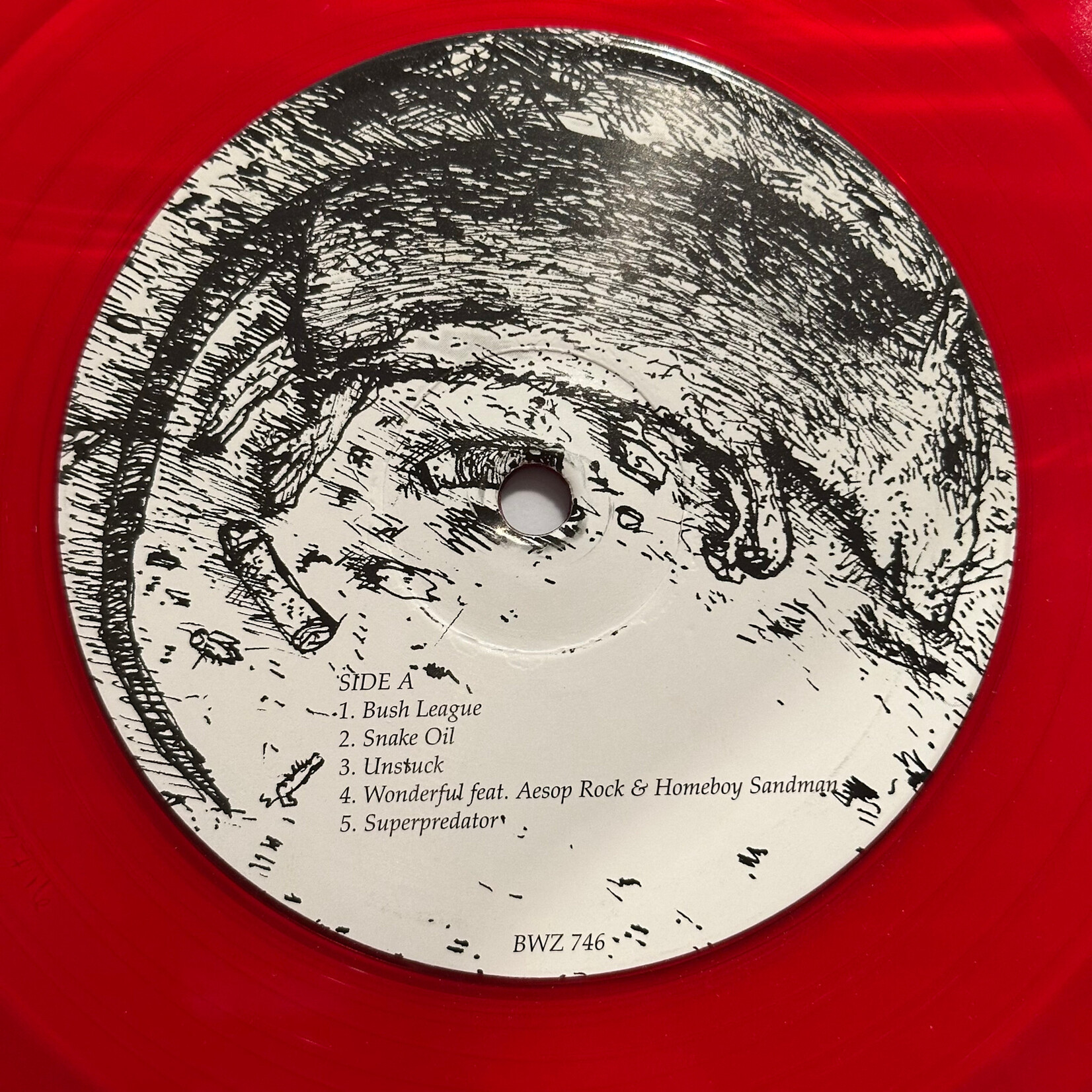 [Kollectible Vinyl] Woods, Billy: Known Unknowns (2017, USA, Red + Blue, Hip-Hop, EX) [BACKWOODZ STUDIOZ]