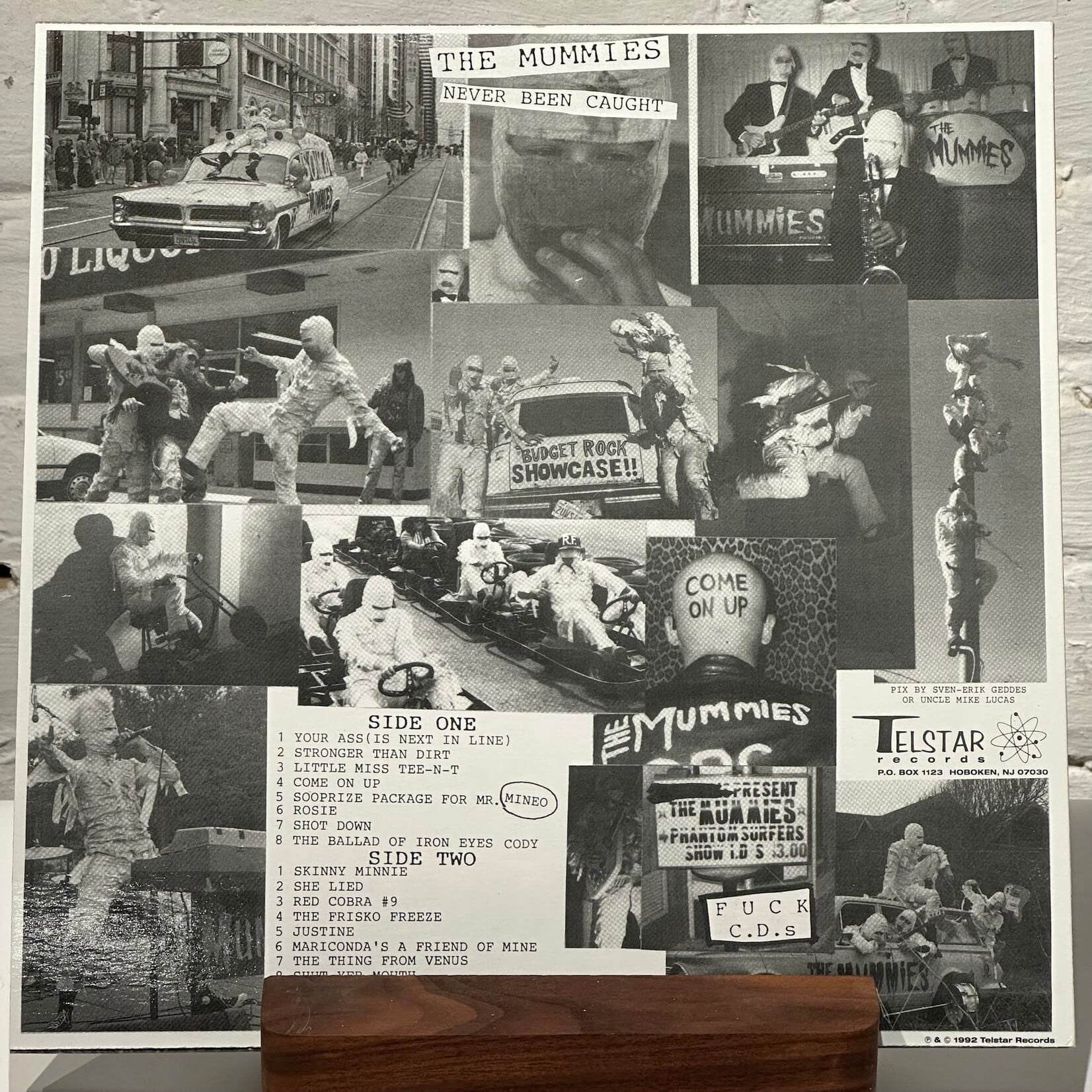 [Kollectible Vinyl] Mummies: Never Been Caught (2016, White Wax, Garage/Psych, VG+) [TELSTAR]