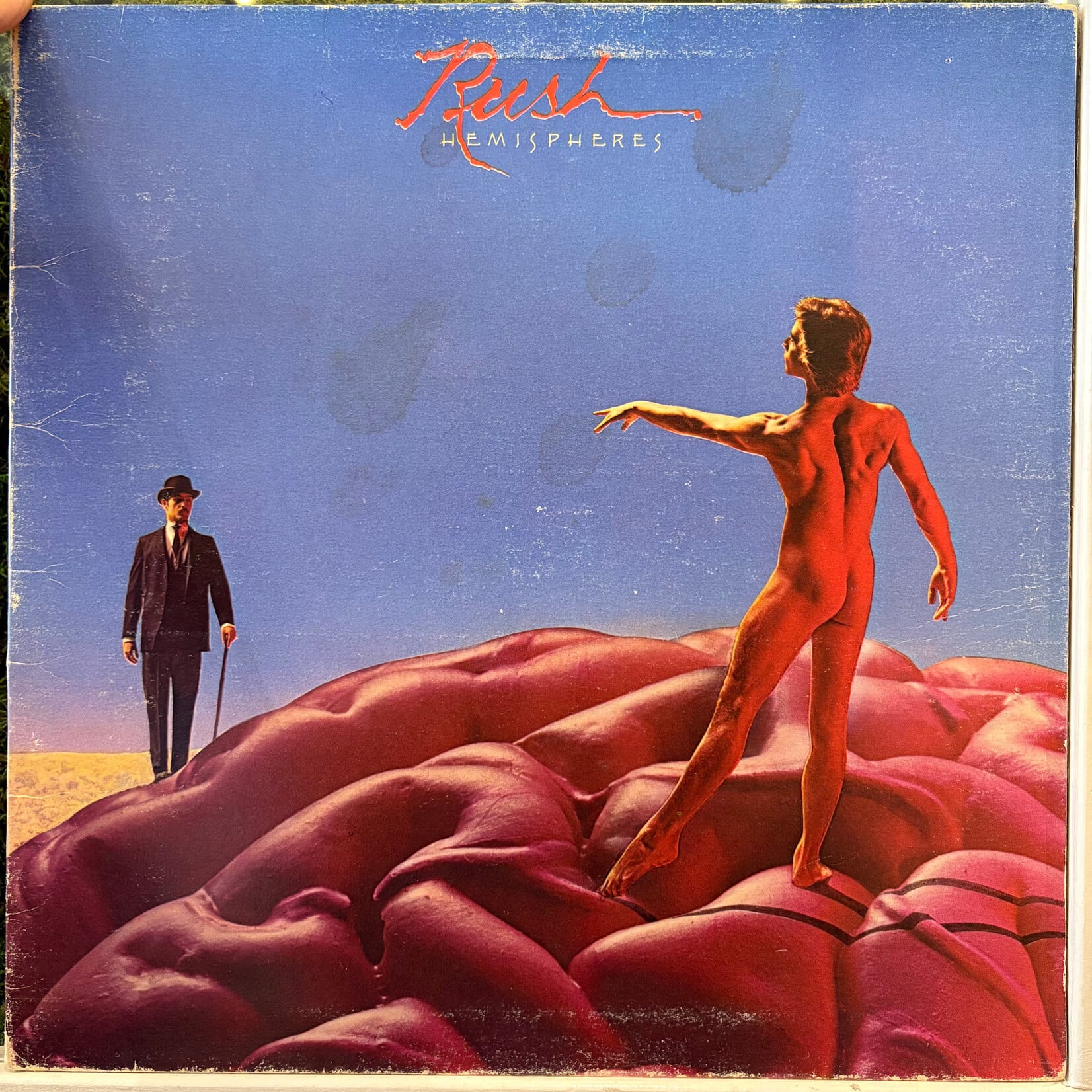 [Nick's Disk Pics] Rush: Hemispheres (1978, Canada, Autographed, VG) [ANTHEM]