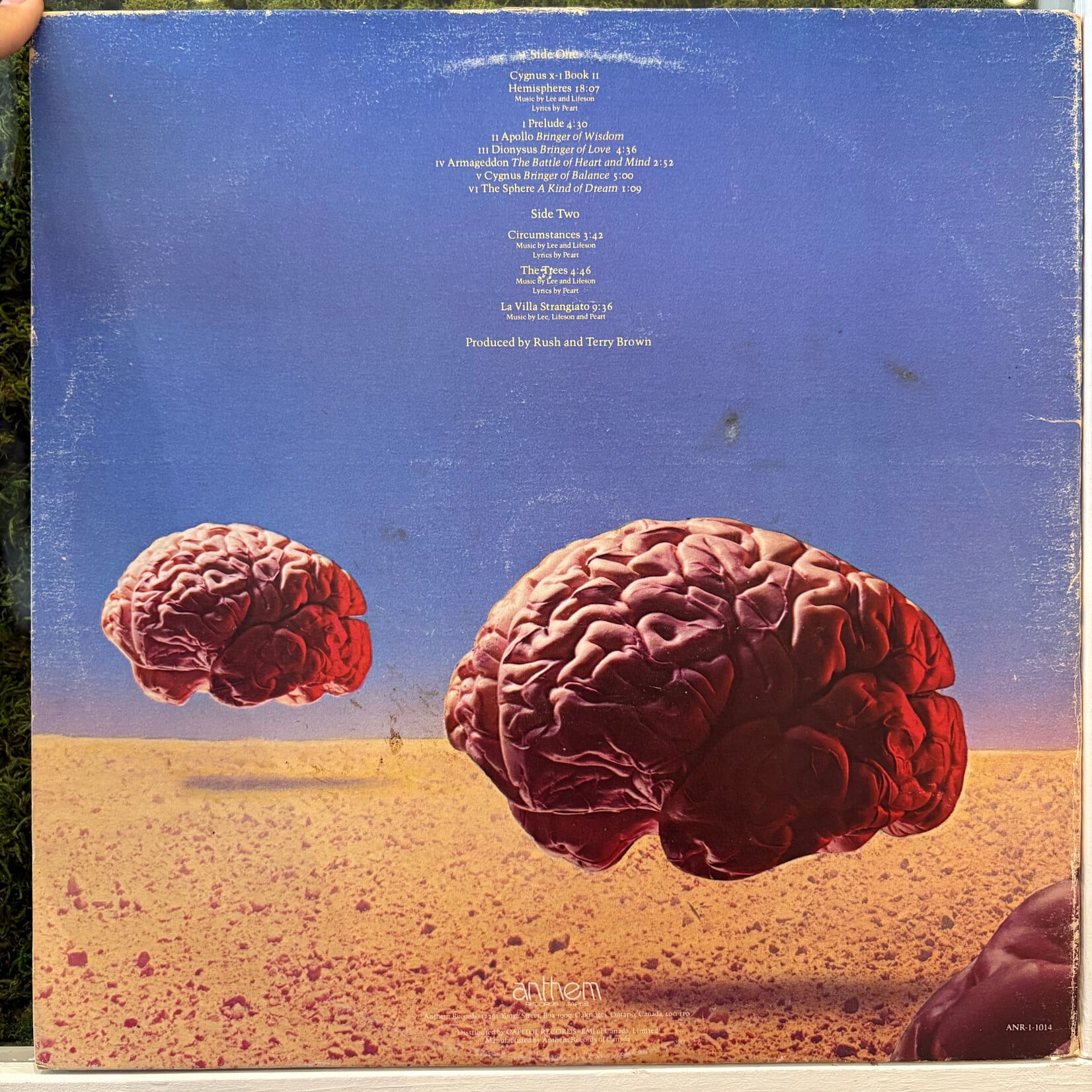 [Nick's Disk Pics] Rush: Hemispheres (1978, Canada, Autographed, VG) [ANTHEM]