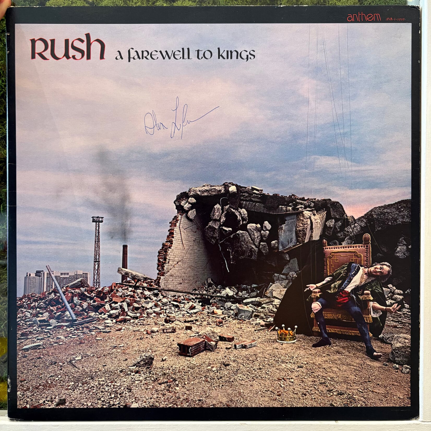 [Nick's Disk Pics] Rush: A Farewell To Kings (1977, Canada, Alex Lifeson Autograph, VG+) [ANTHEM]