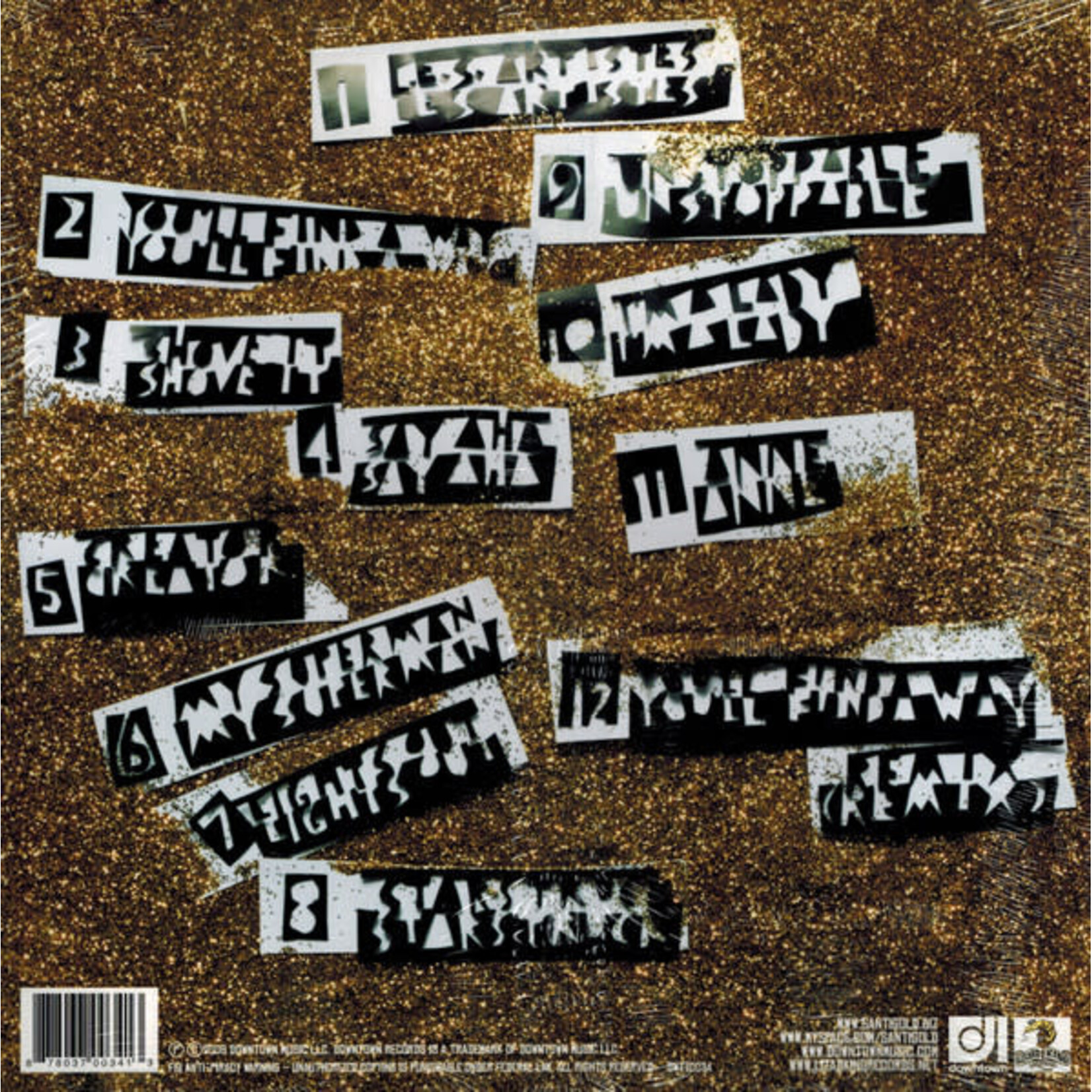 [Kollectible Vinyl] Santigold: Downtown/Lizard King (2009, USA, Electronic, VG+) [DOWNTOWN]