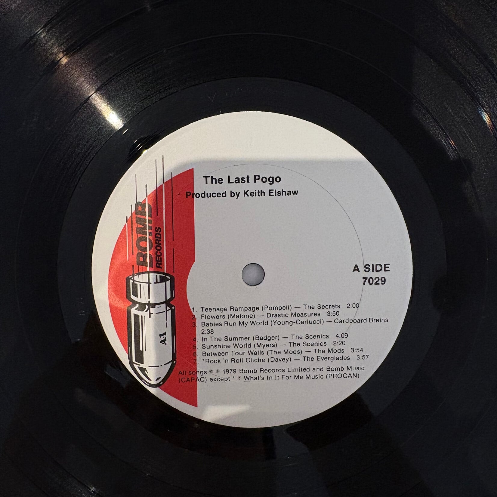 [Nick's Disk Pics] Various: And Now Live From Toronto... The Last Pogo (1979, Canada, VG+) [BOMB]