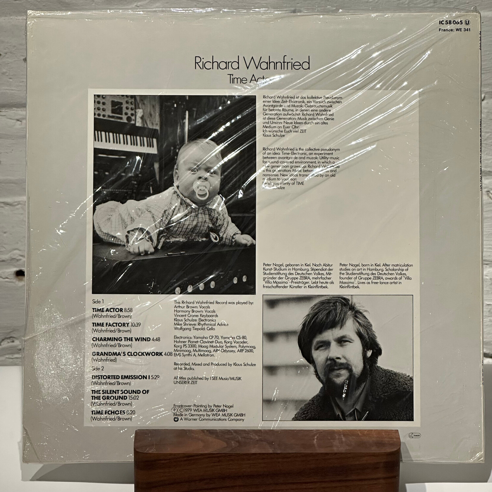 [Kollectible Vinyl] Wahnfried, Richard: Time Actor (1979, GERMANY, VG+) [INNOVATIVE COMMUNICATION]