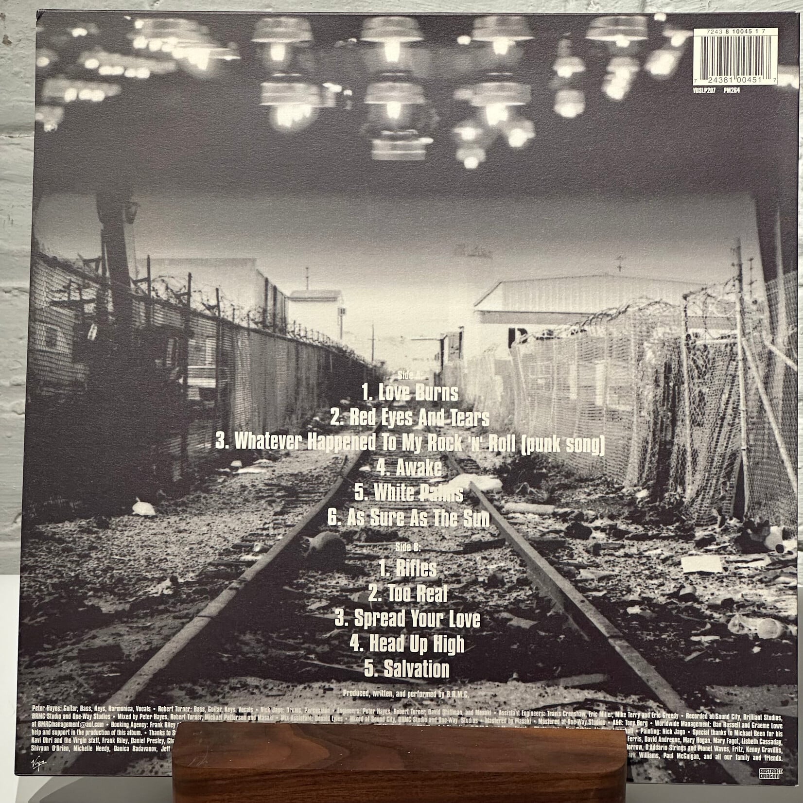 [Kollectible Vinyl] Black Rebel Motorcycle Club: B.R.M.C (2001, EUROPE, VG+) [VIRGIN]