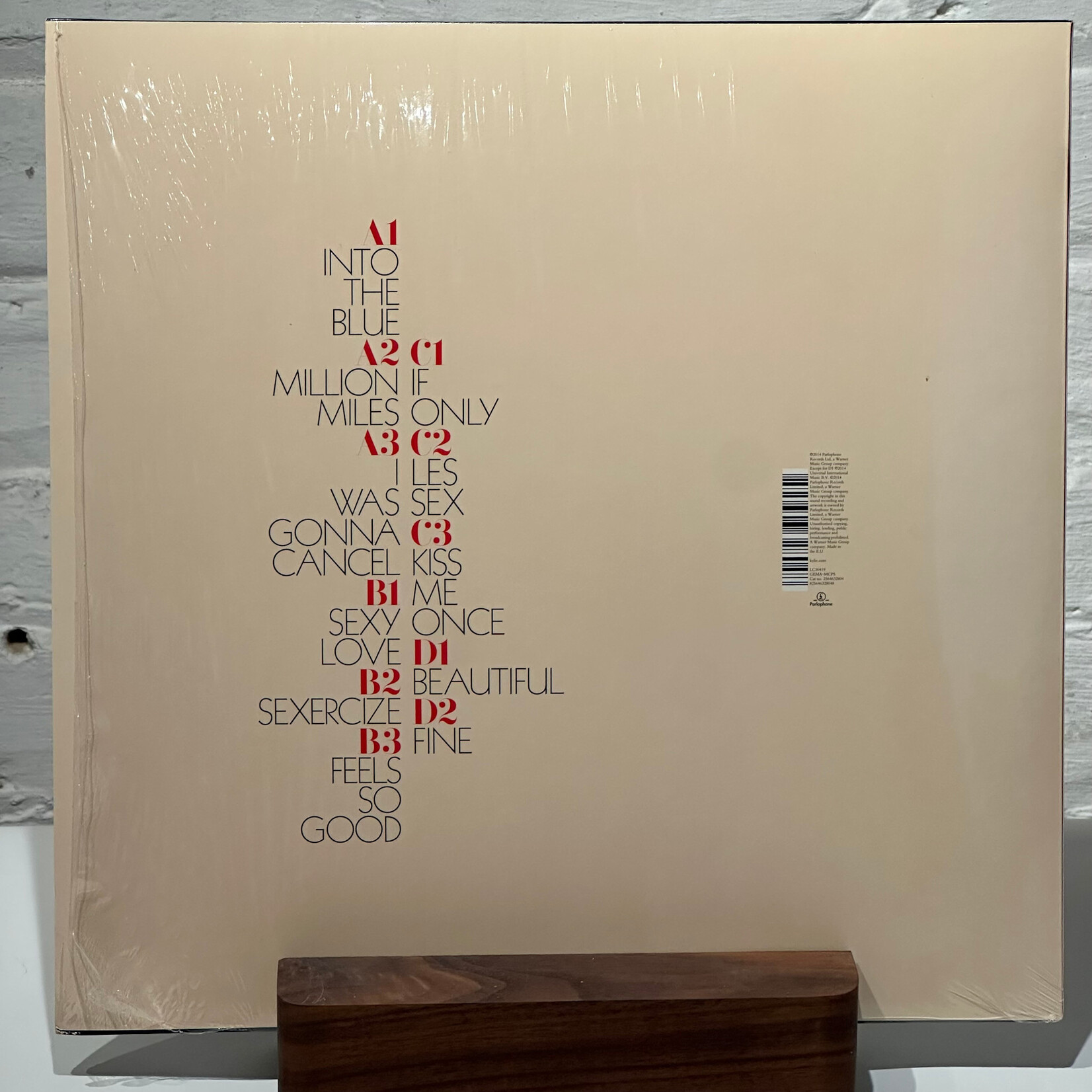 [Kollectible Vinyl] Kylie (Minogue): Kiss Me Once (2014, EUROPE, VG+) [PARLOPHONE]