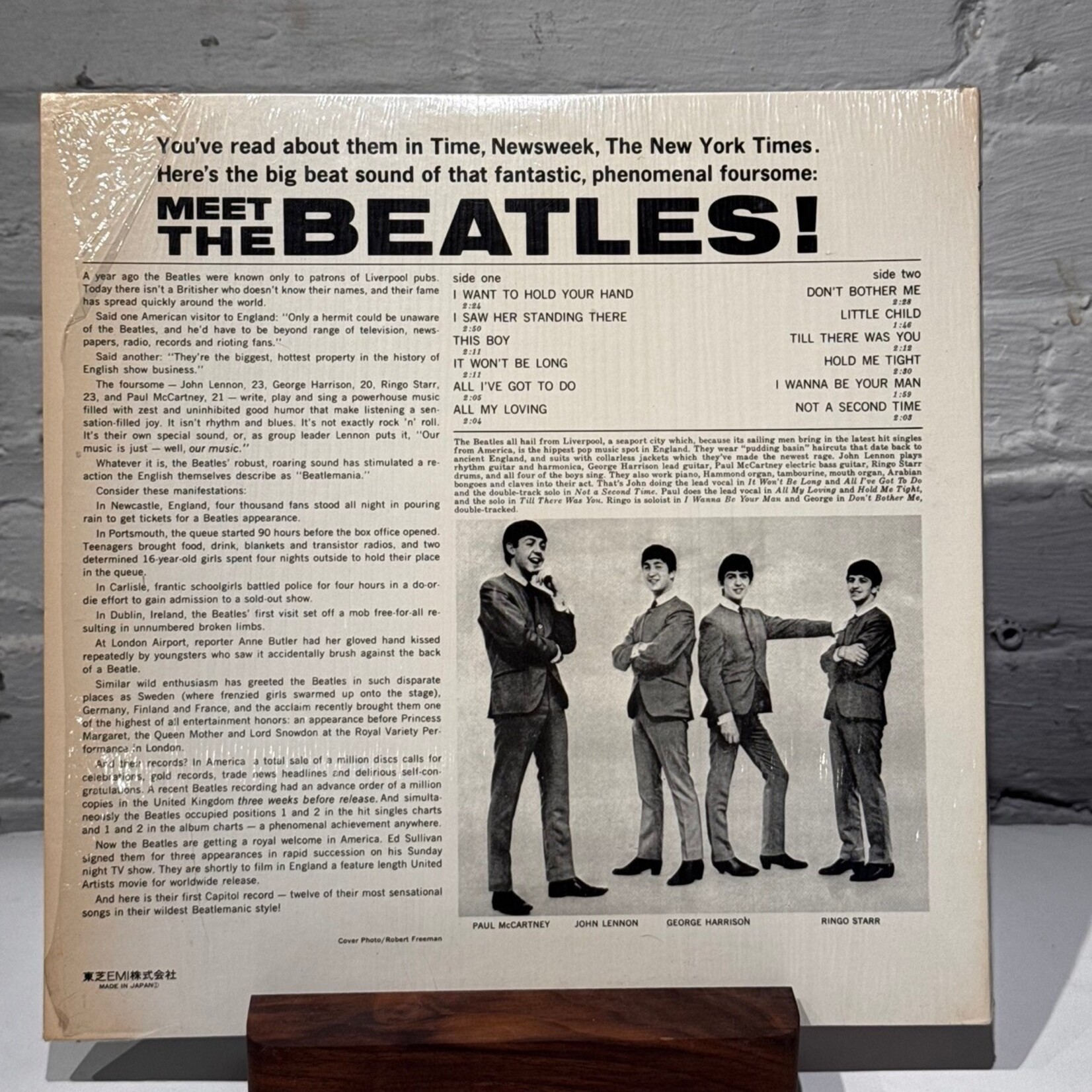 [Nick's Disk Pics] Beatles: Meet the Beatles! (1976, JAPAN, In Shrink, OBI + Insert, Ex) [APPLE]