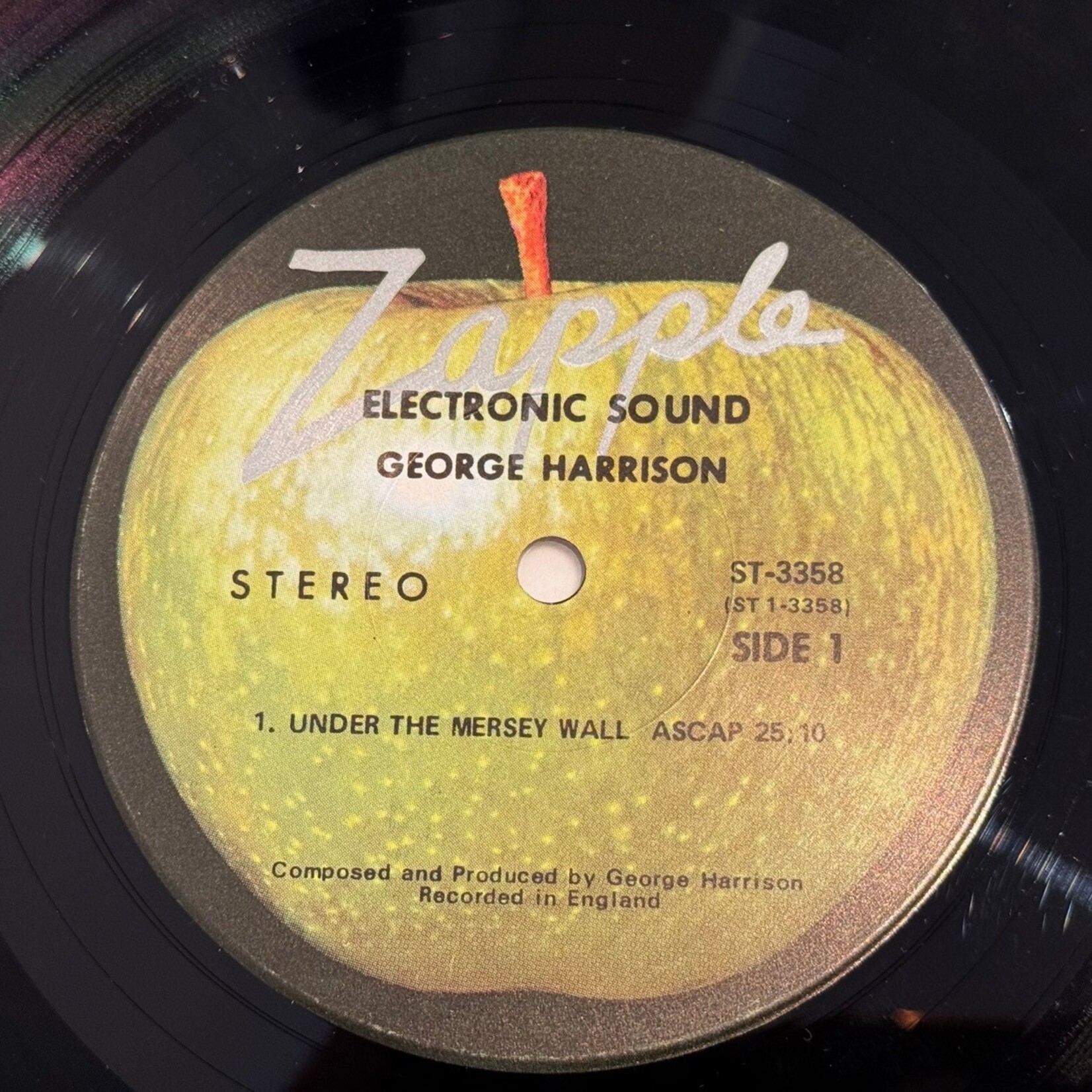 [Nick's Disk Pics] Harrison, George: Electronic Sound (1969, USA, In Shrink, VG+) [ZAPPLE]