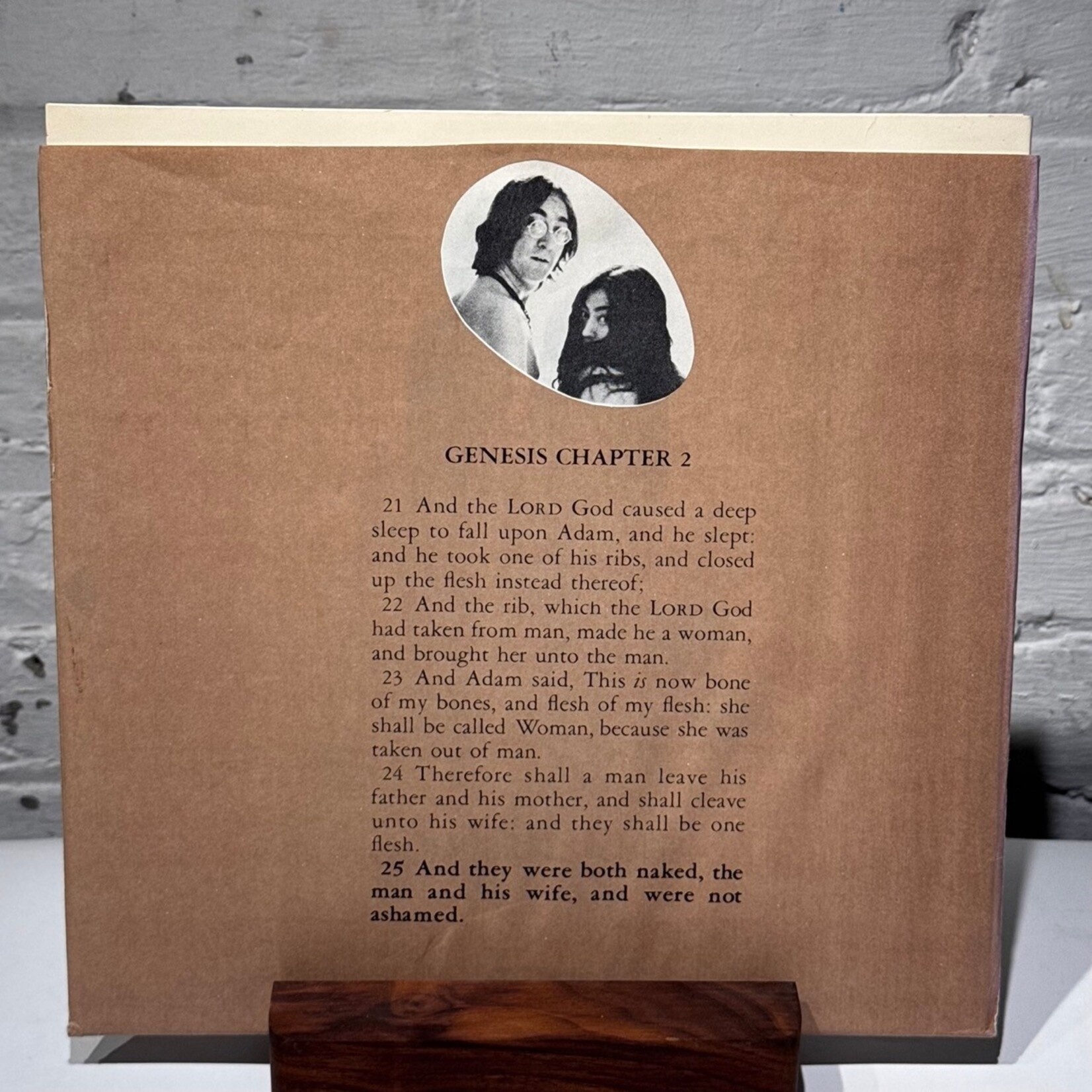 [Nick's Disk Pics] Lennon, John & Yoko Ono (Beatles): Unfinished Music No. 1 - Two Virgins (1985, USA, VG+) [APPLE]