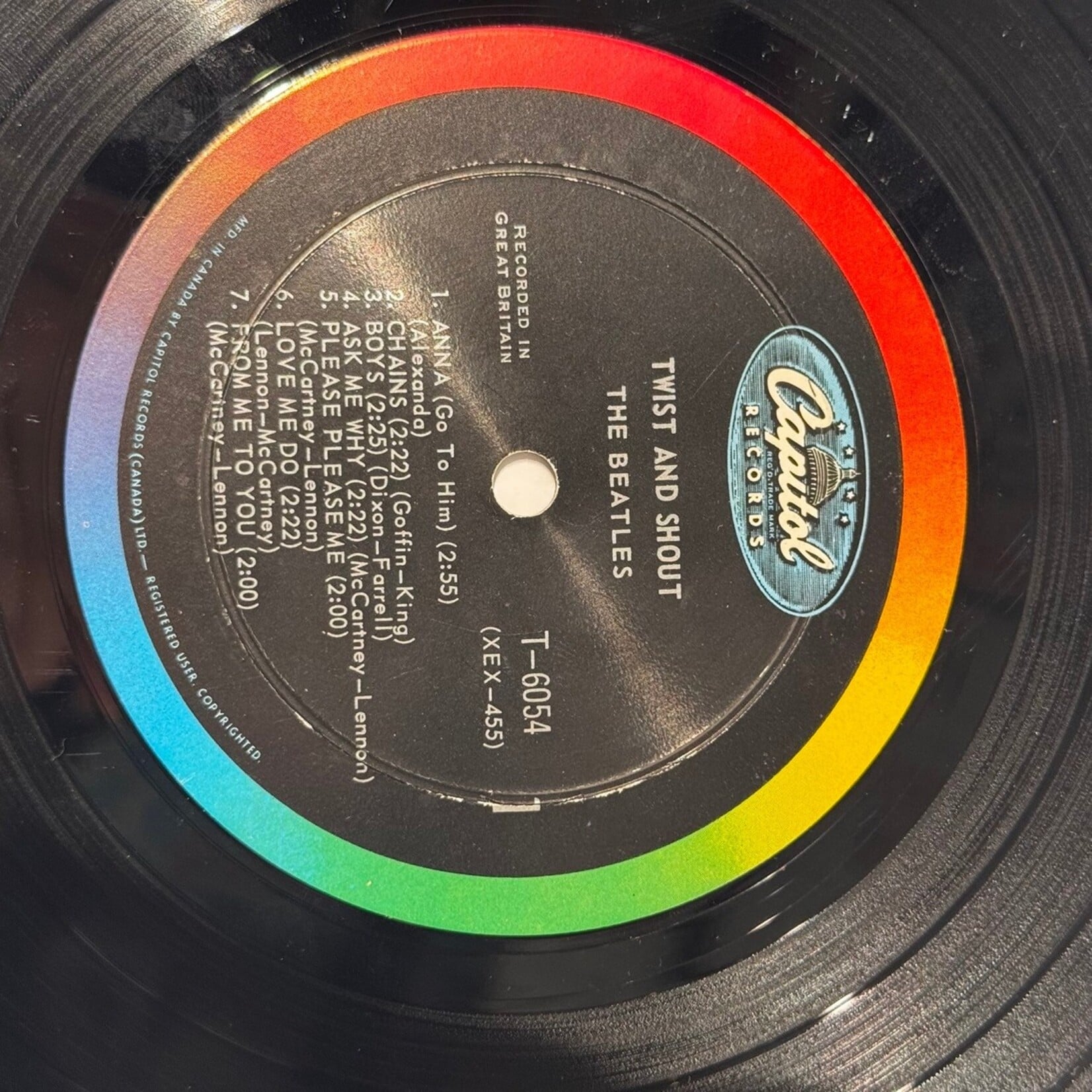 [Nick's Disk Pics] Beatles: Twist and Shout (1964, Canada, Mono, Capitol 6000, VG+) [CAPITOL]