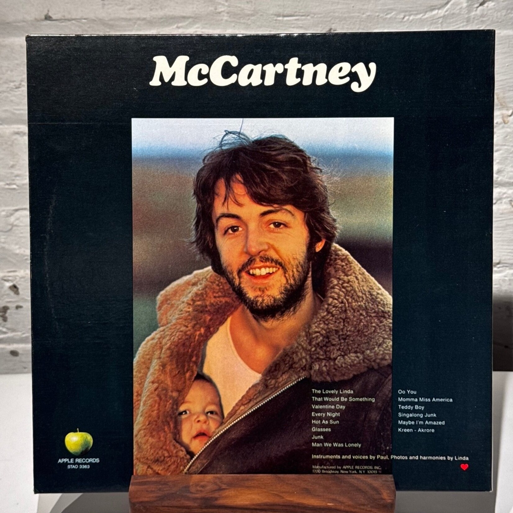 [Nick's Disk Pics] McCartney, Paul (Beatles): McCartney (1970, USA, VG+) [APPLE]