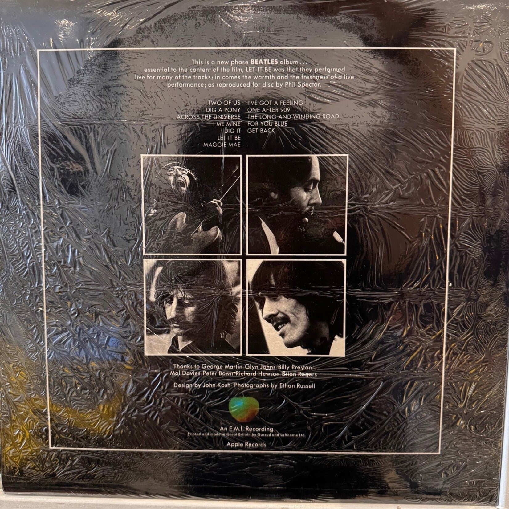 [Nick's Disk Pics] Beatles: Let it Be (1978, UK, Ltd. White Vinyl, Sealed) [APPLE]