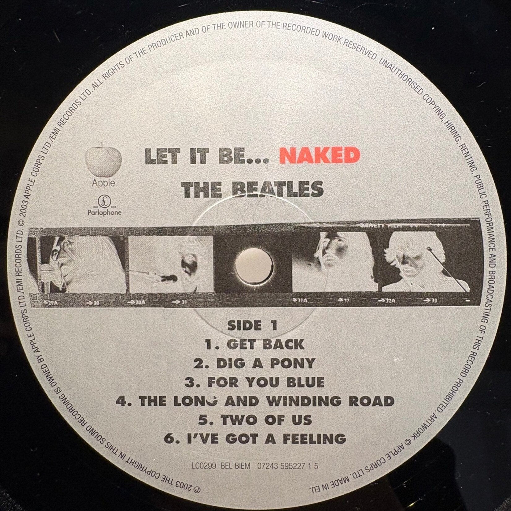 [Nick's Disk Pics] Beatles: Let It Be... Naked (2003, Europe, Fully Loaded, VG+) [APPLE]